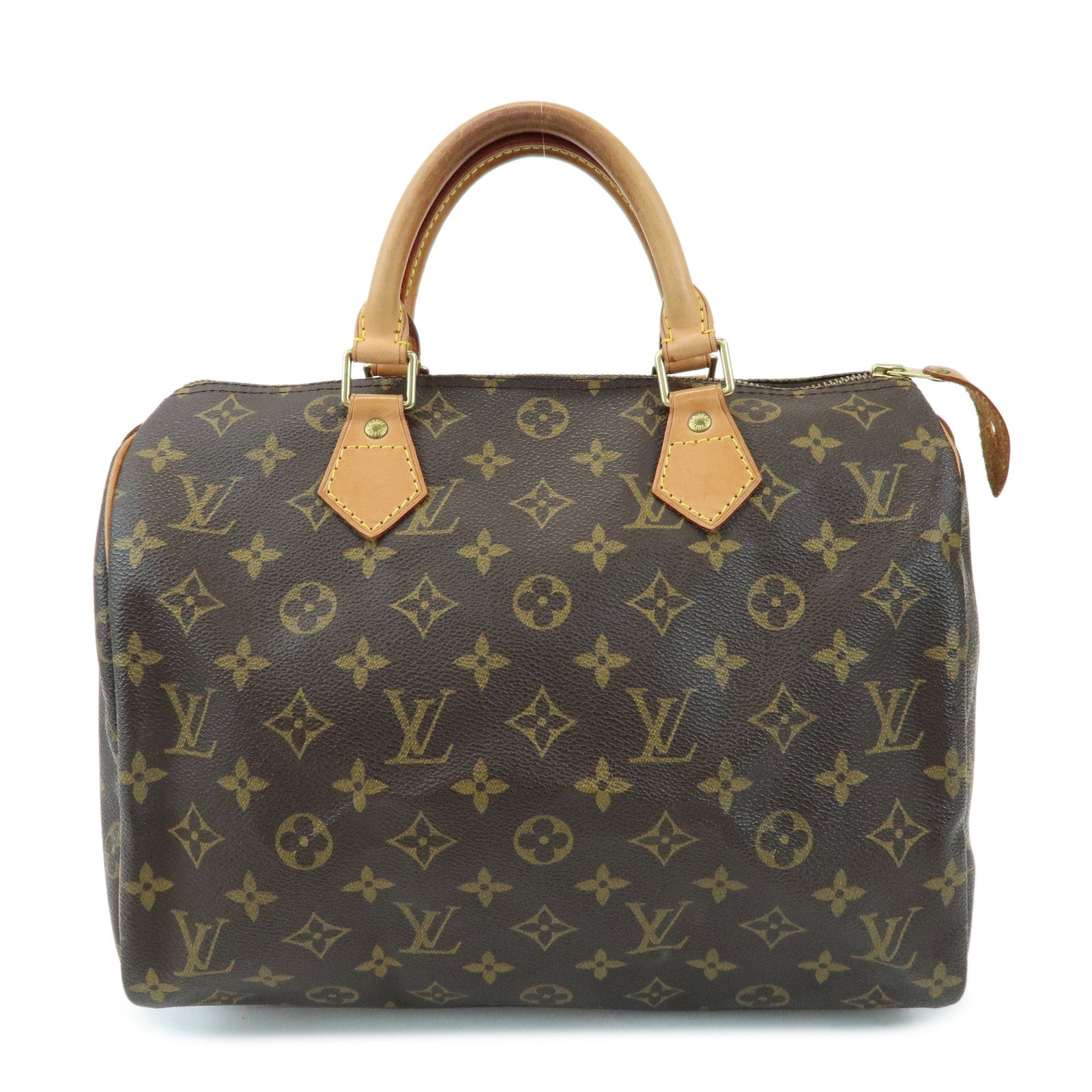 Louis Vuitton Monogram Speedy 30 Boston Bag Hand Bag Brown M41526