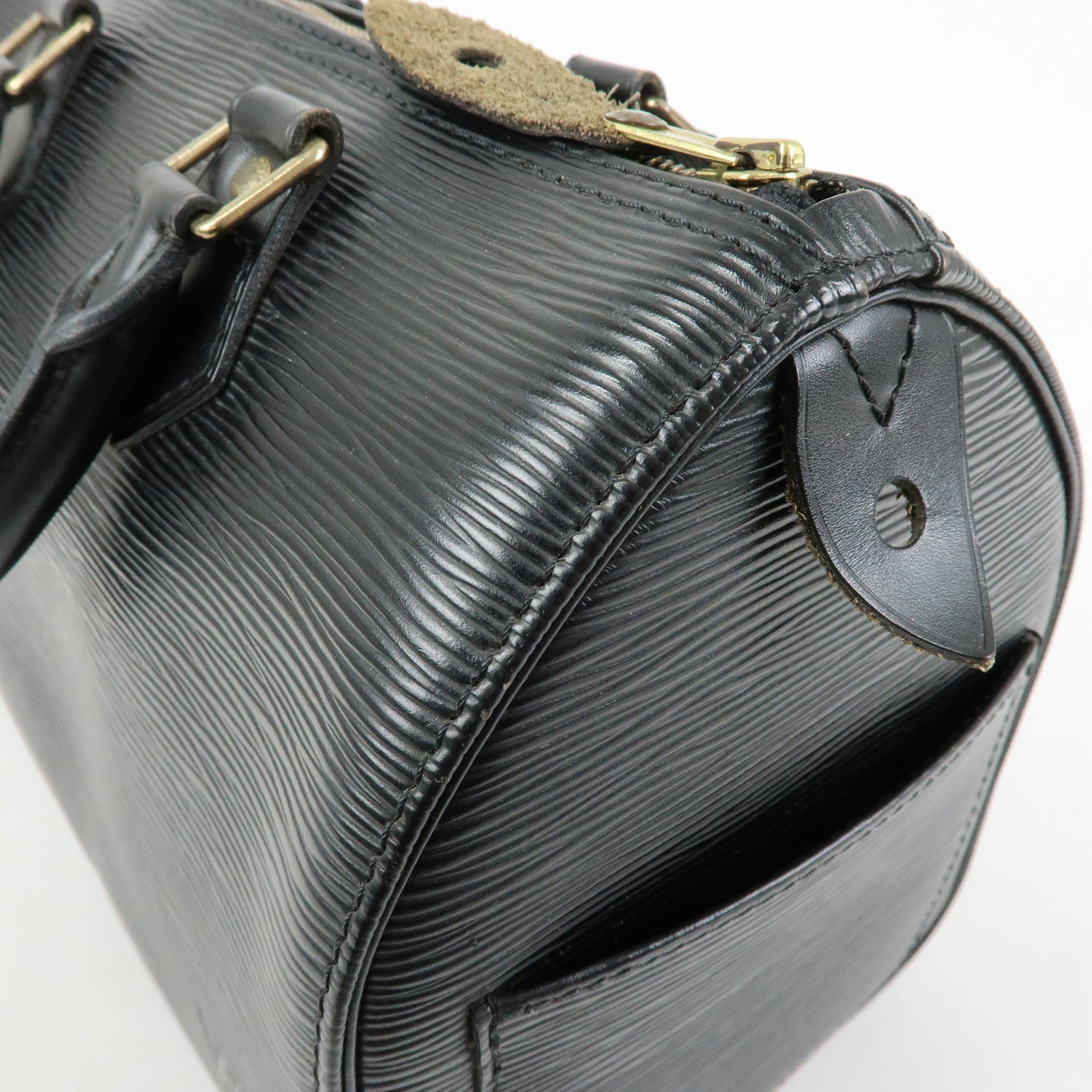 Louis Vuitton Epi Speedy 25 Boston Bag Hand Bag Noir Black M43012