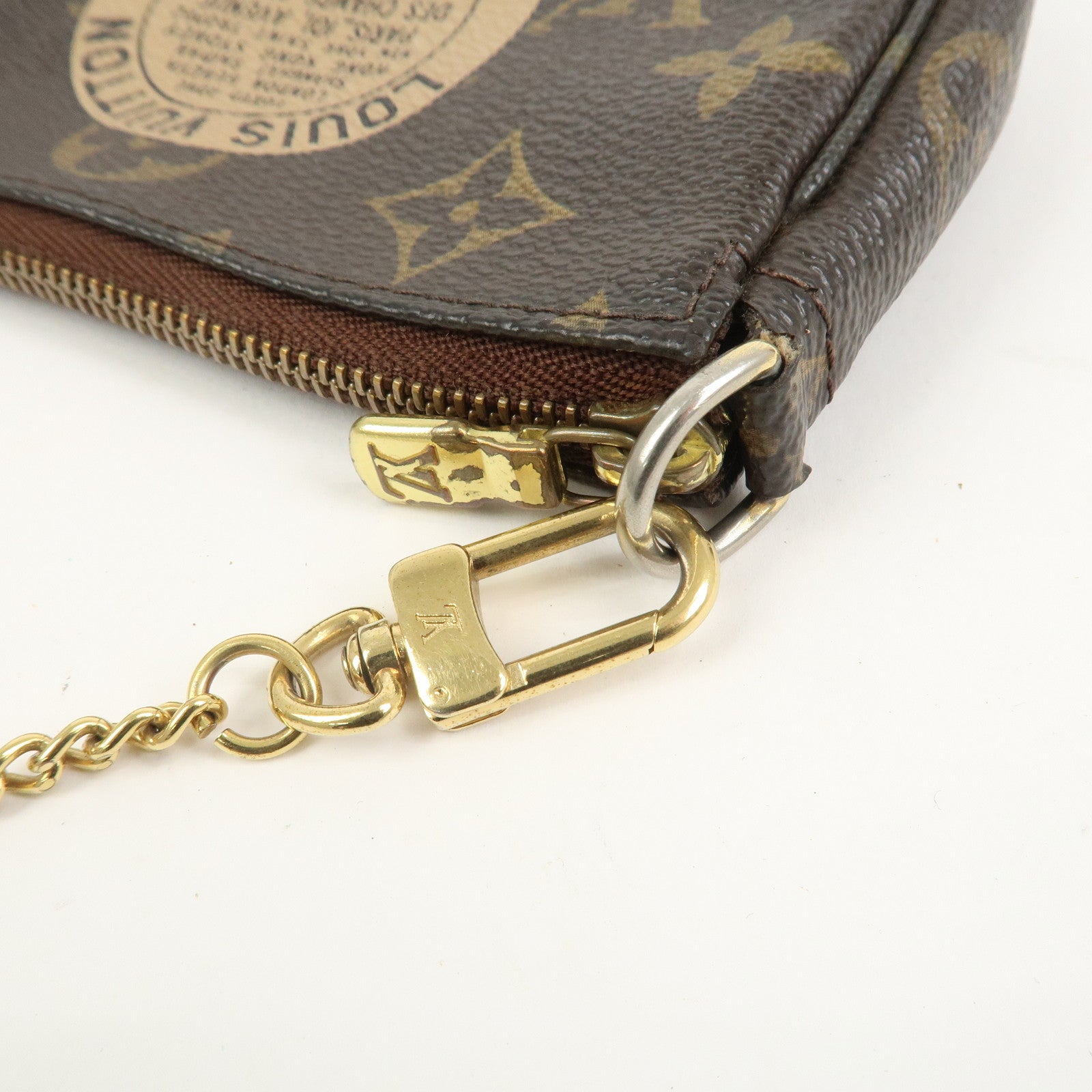 Louis Vuitton Monogram T&B Mini Pochette Accessoires Pouch M60153