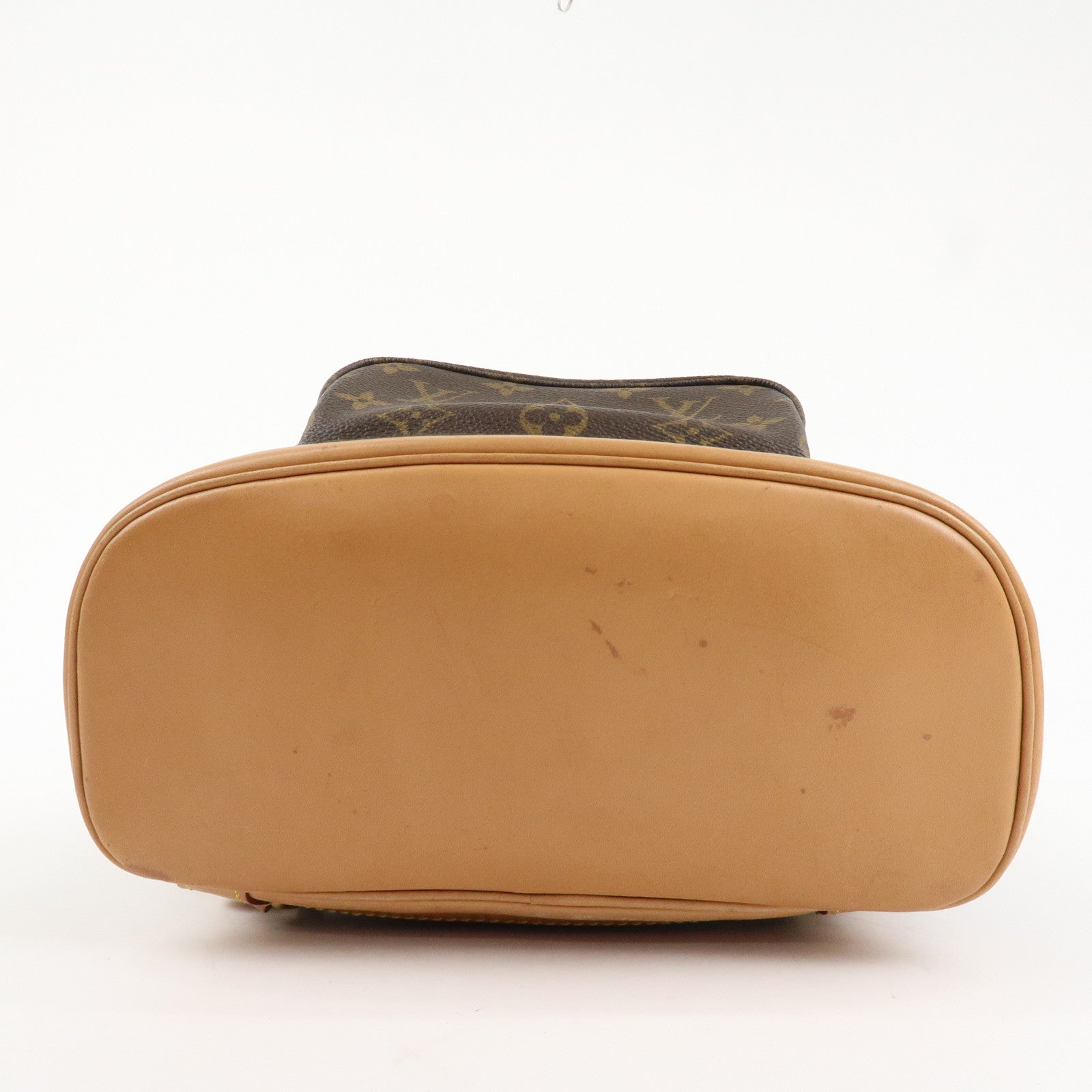 Louis Vuitton Monogram Montsouris MM Back Pack Ruck Sack M51136 Used