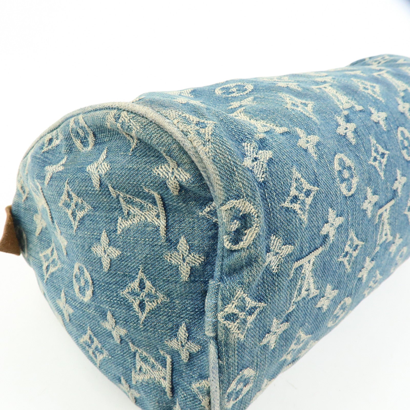 Louis Vuitton Monogram Denim Neo Speedy Boston Bag Blue M95019