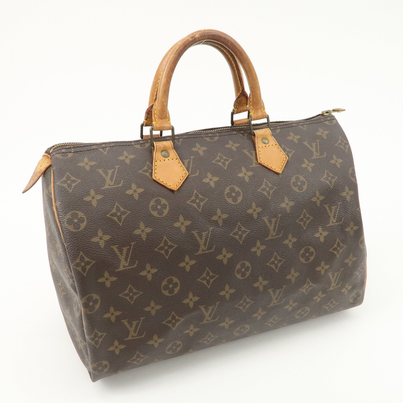 Louis Vuitton Monogram Speedy 35 Hand Bag Boston Bag M41524 Used