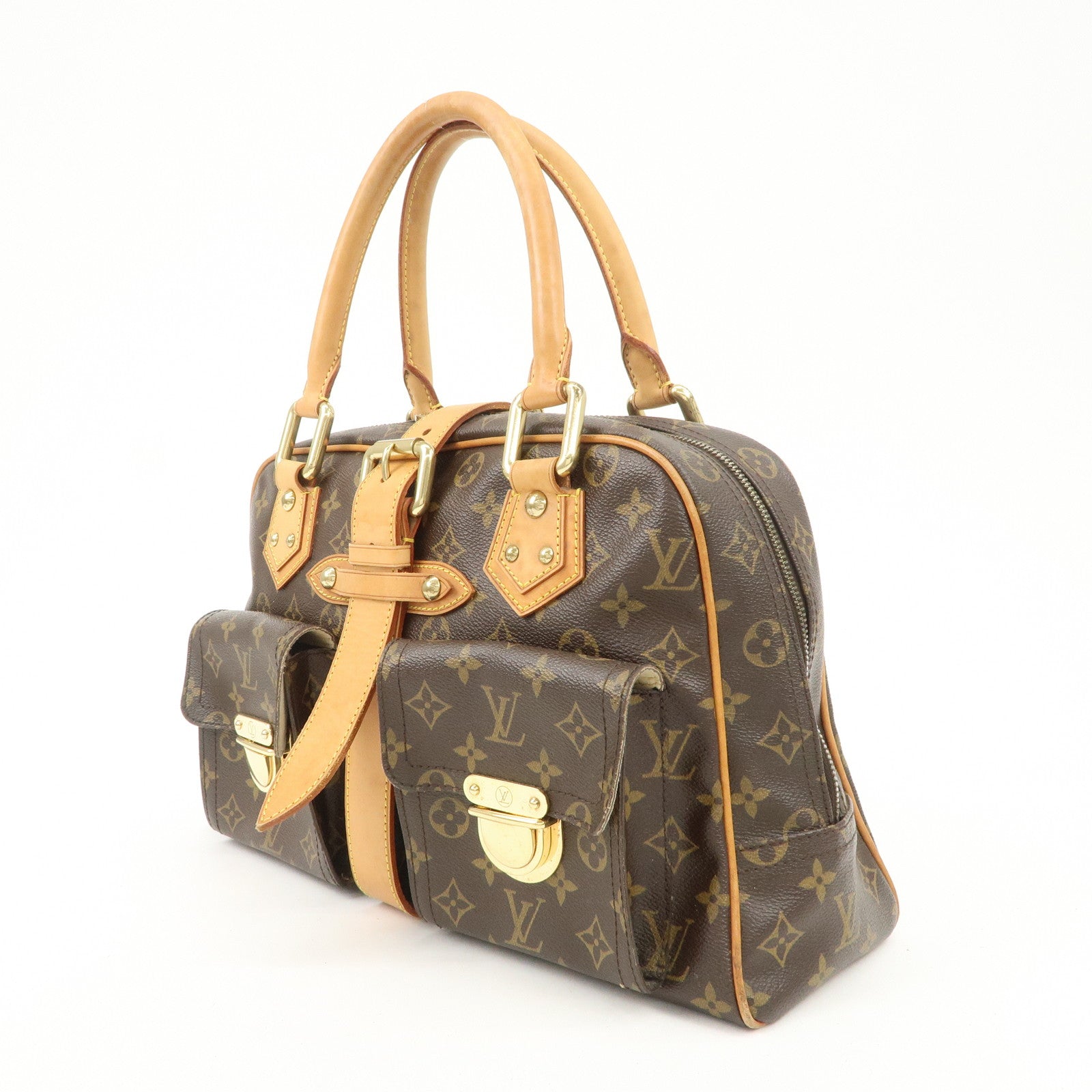 Louis Vuitton Monogram Manhattan GM Hand Bag M40025 Used