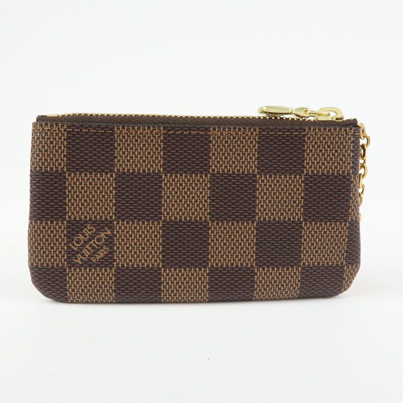Louis Vuitton Damier Canvas Pochette Cles Damier Ebene N62658
