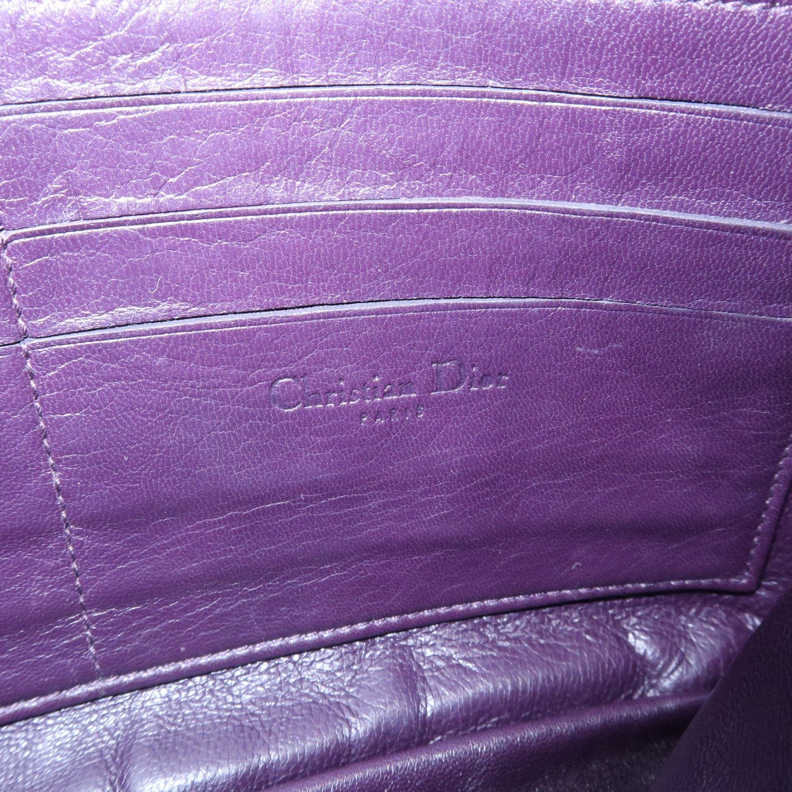 Christian Dior Cannage Shoulder Bag Crossbody Bag 007-LU-0130