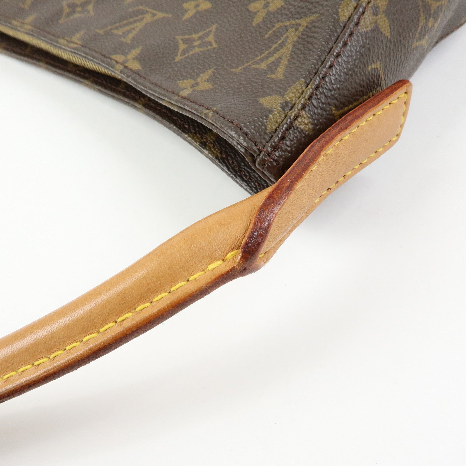 Louis Vuitton Monogram Looping GM Shoulder Bag Brown M51145