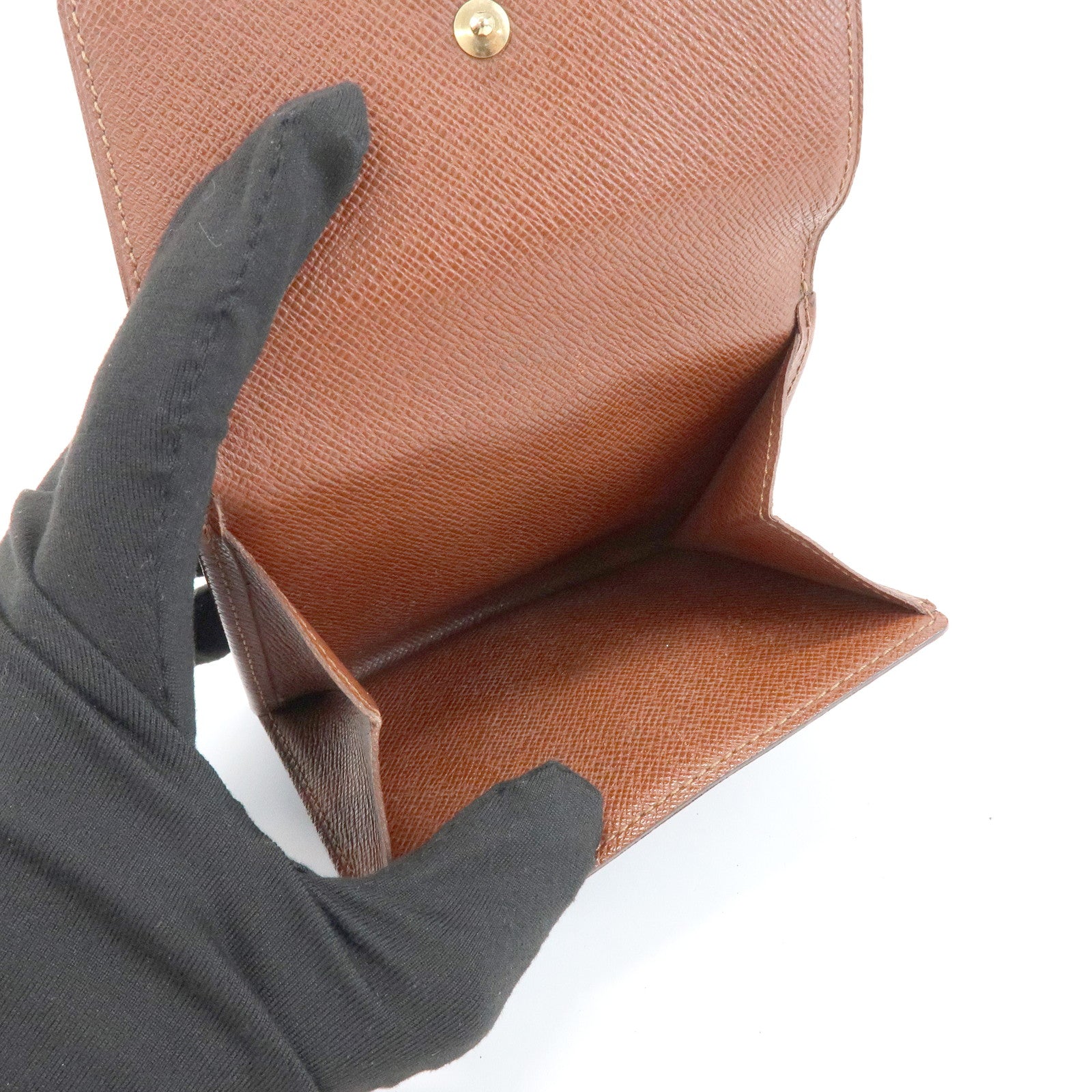 Louis Vuitton Monogram Set of 2 Bi- fold Wallets Brown M61652