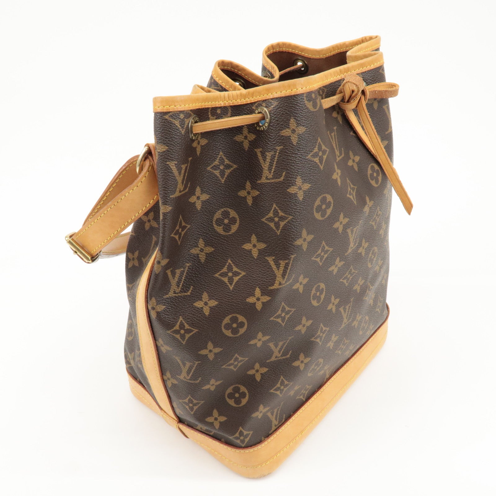 Louis Vuitton Monogram Noe Shoulder Bag Hand Bag Brown M42224 Used