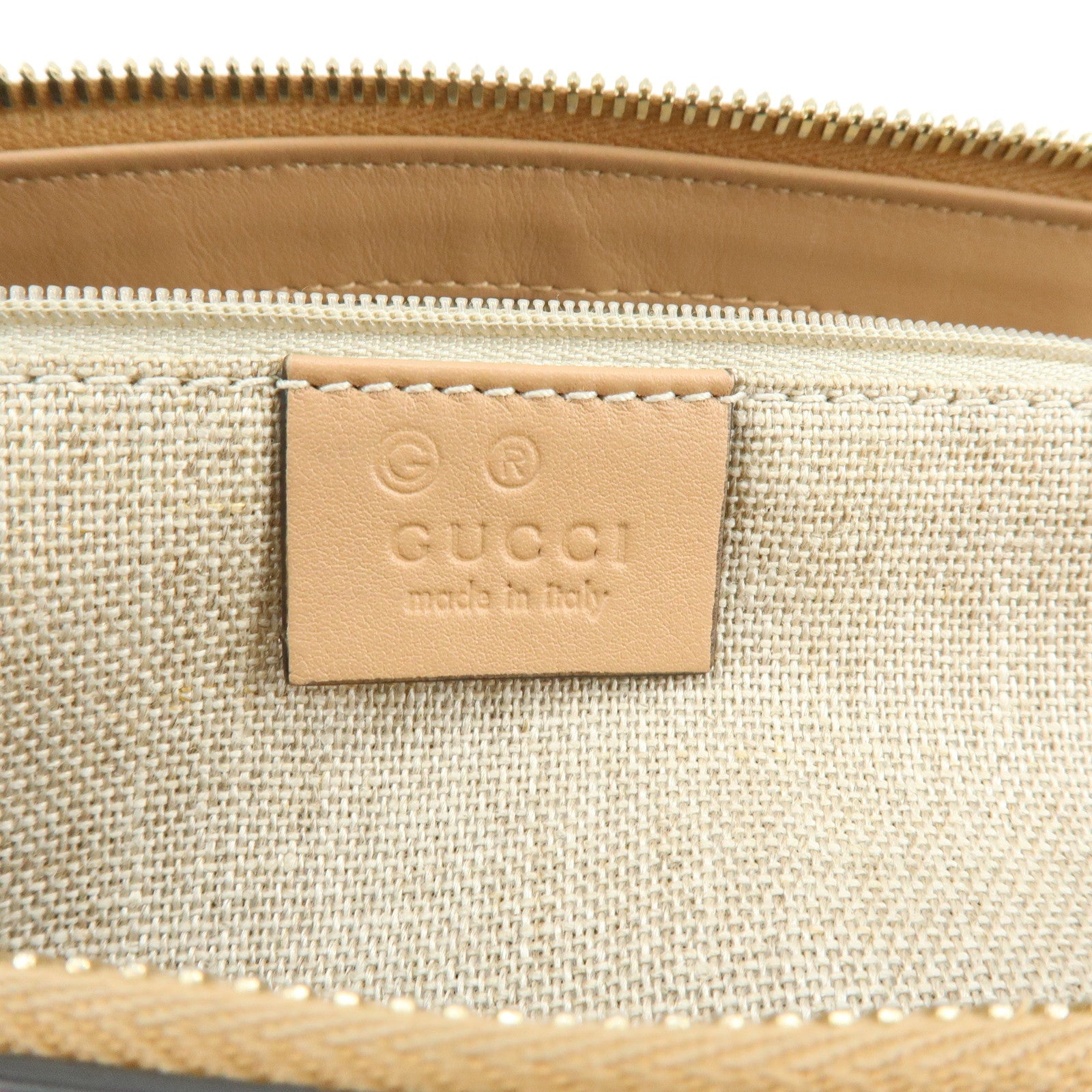 GUCCI Microguccissima Leather 2Way Shoulder Bag Pink Beige 449656