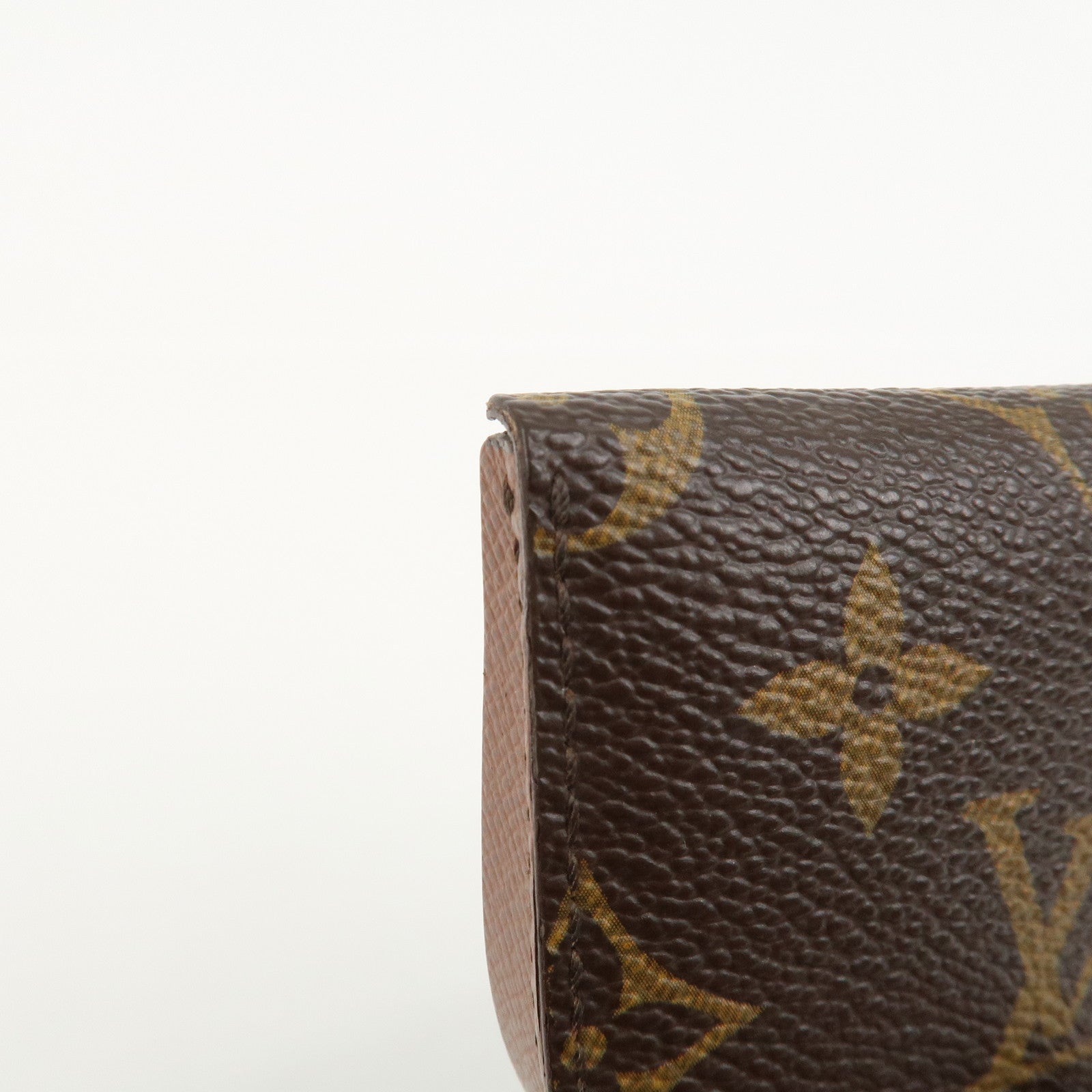 Louis Vuitton Monogram Portemonnaie Cuvette Coin Case Brown M61960