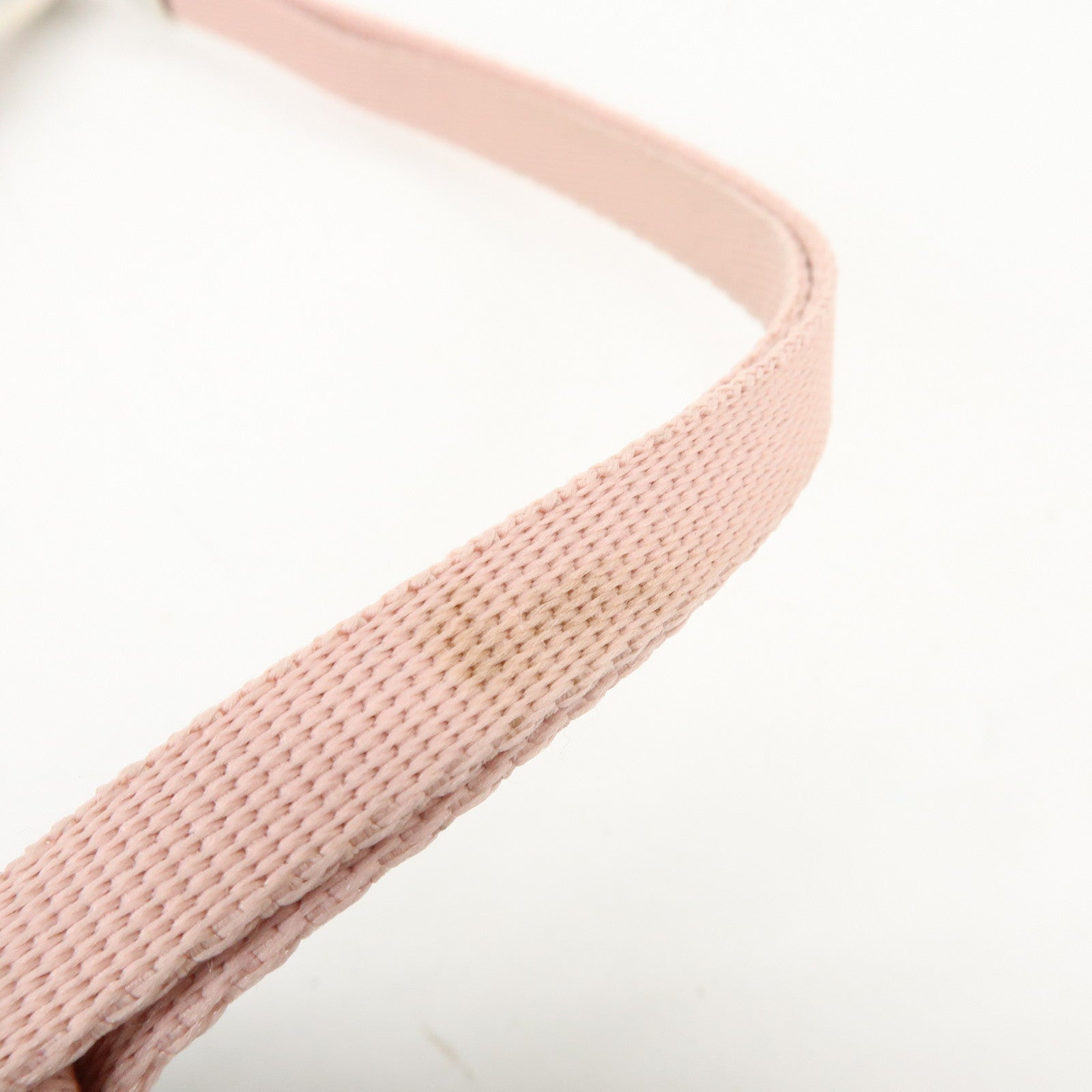 Christian Dior Trotter Canvas Leather Shoulder Bag Hand Bag Pink