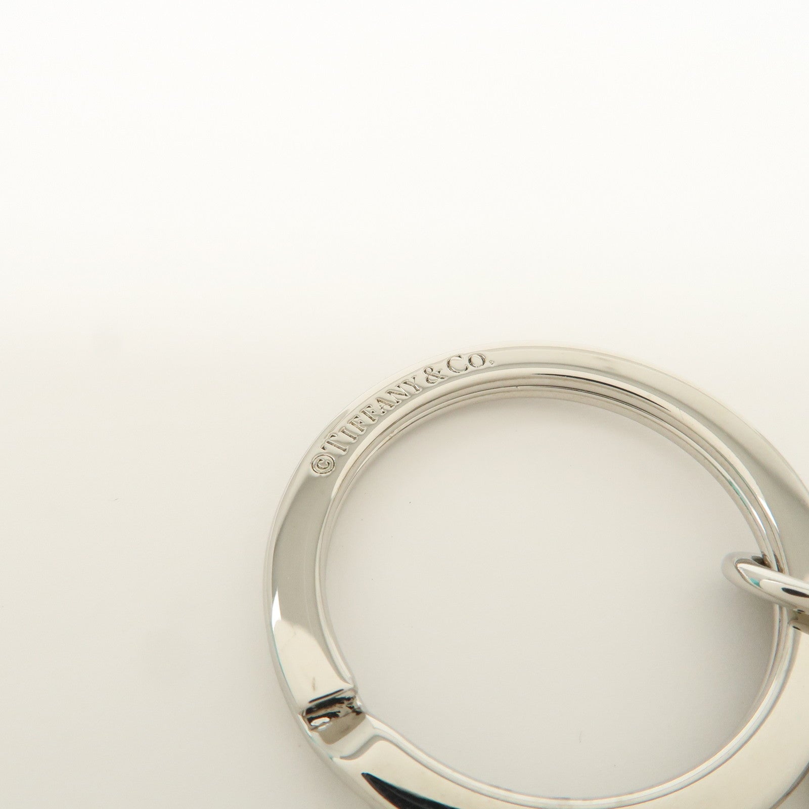Tiffany & Co Return to Tiffany Heart Key Chain Key Ring Light BLue