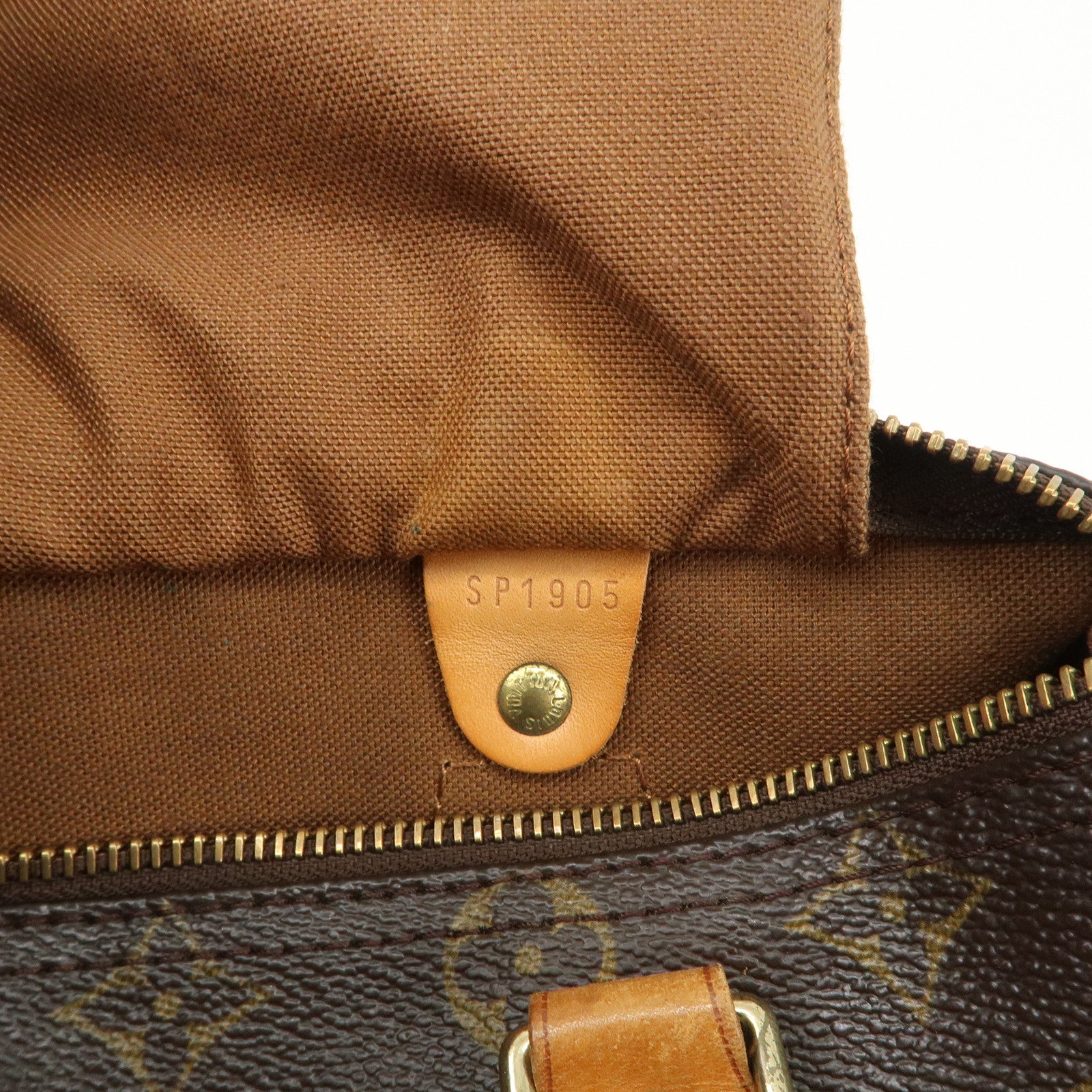 Louis Vuitton Monogram Speedy 25 Hand Bag Boston Bag Brown M41528 Used