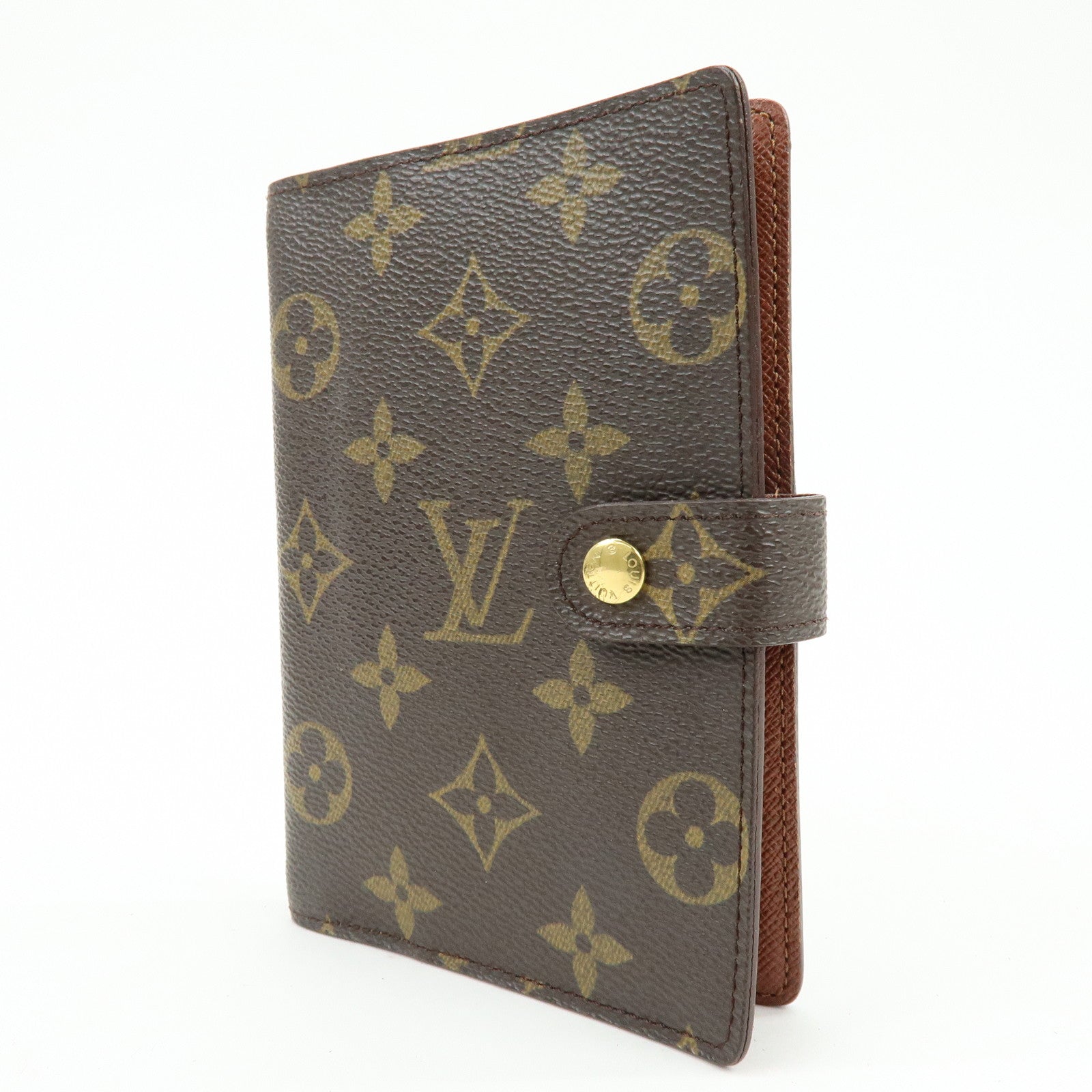 Louis Vuitton Monogram Agenda PM Planner Cover Brown R20005