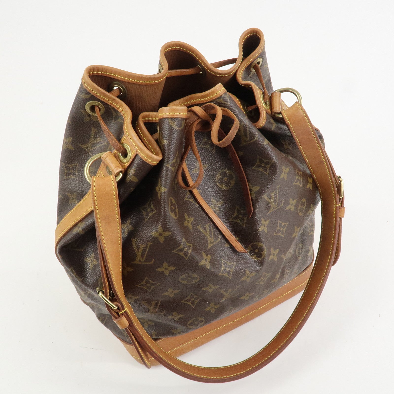 Louis Vuitton Monogram Noe Shoulder Bag Hand Bag Brown M42224