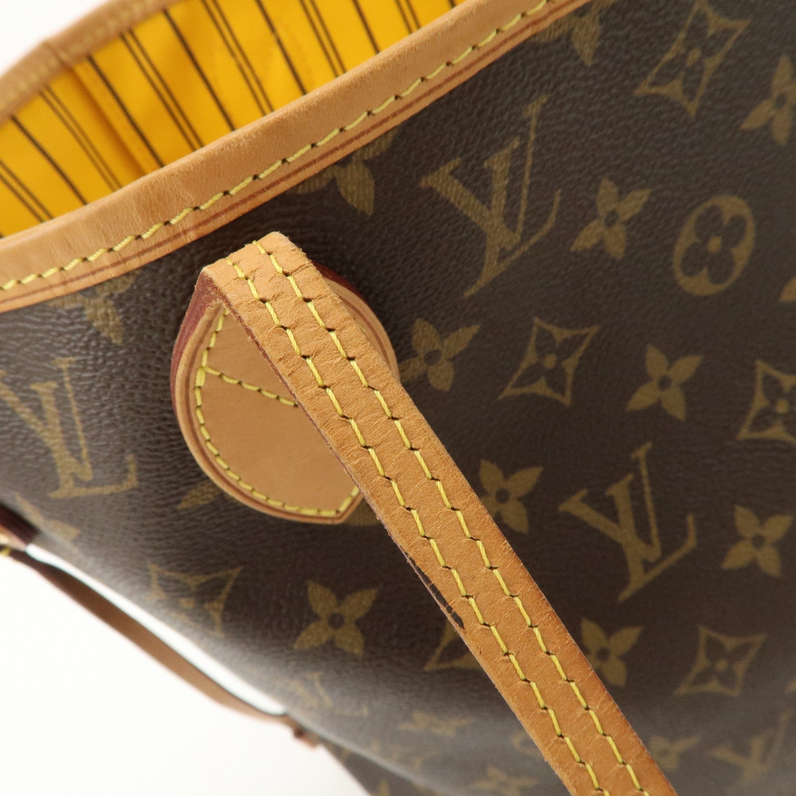 Louis Vuitton Monogram Neverfull MM Tote Bag Shoulder Bag Mimosa M40997