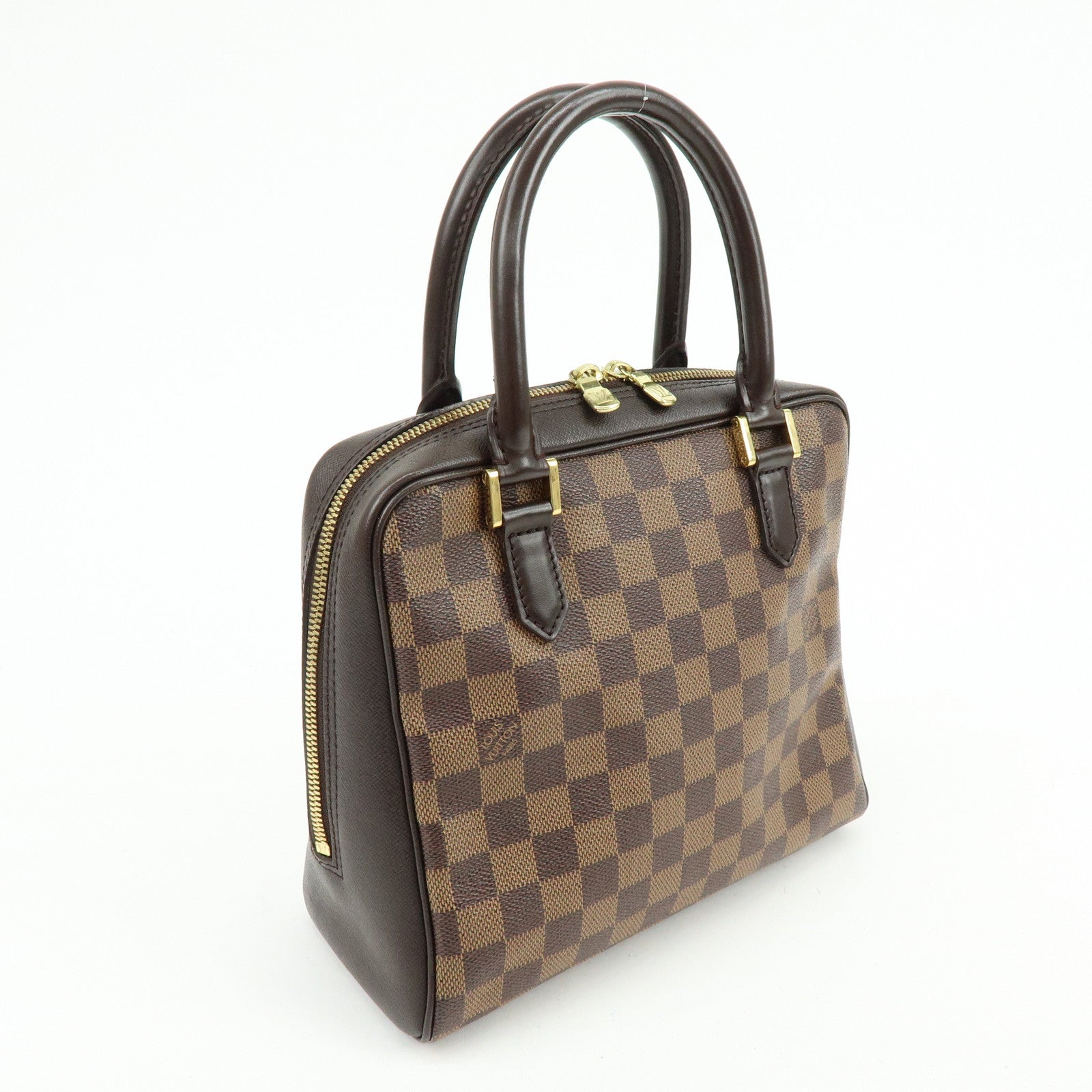 Louis Vuitton Damier Canvas Brera Hand Bag Ebene N51150
