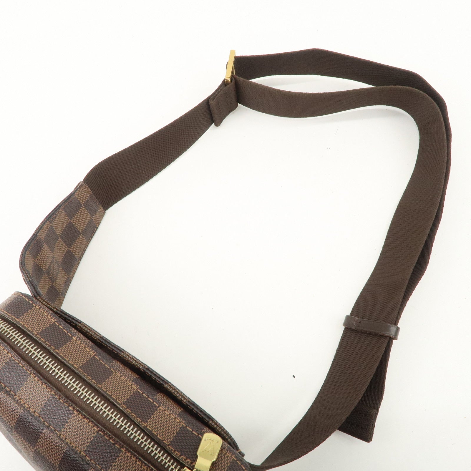 Louis Vuitton Damier Ebene Geronimos Crossbody Bag Waist Bag N51994 Used