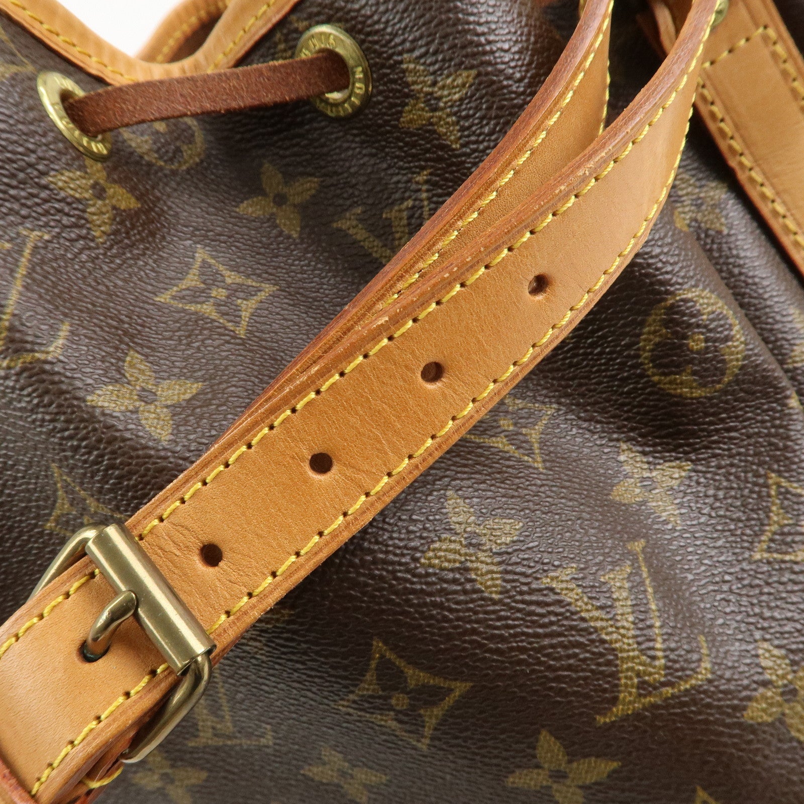 Louis Vuitton Monogram Noe Shoulder Bag Hand Bag Brown M42224
