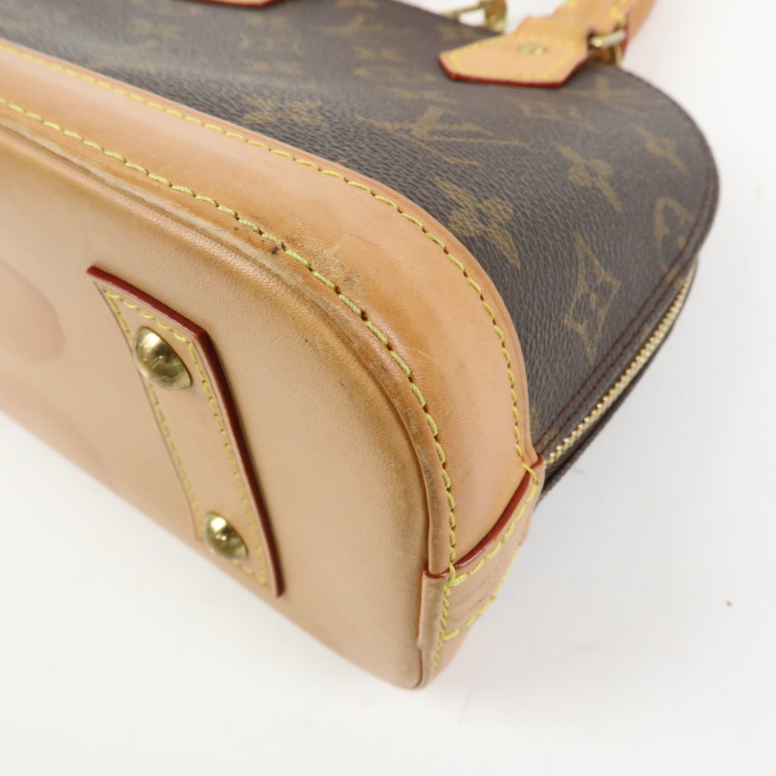 Louis Vuitton Monogram Alma BB 2Way Bag New Style Brown M46990