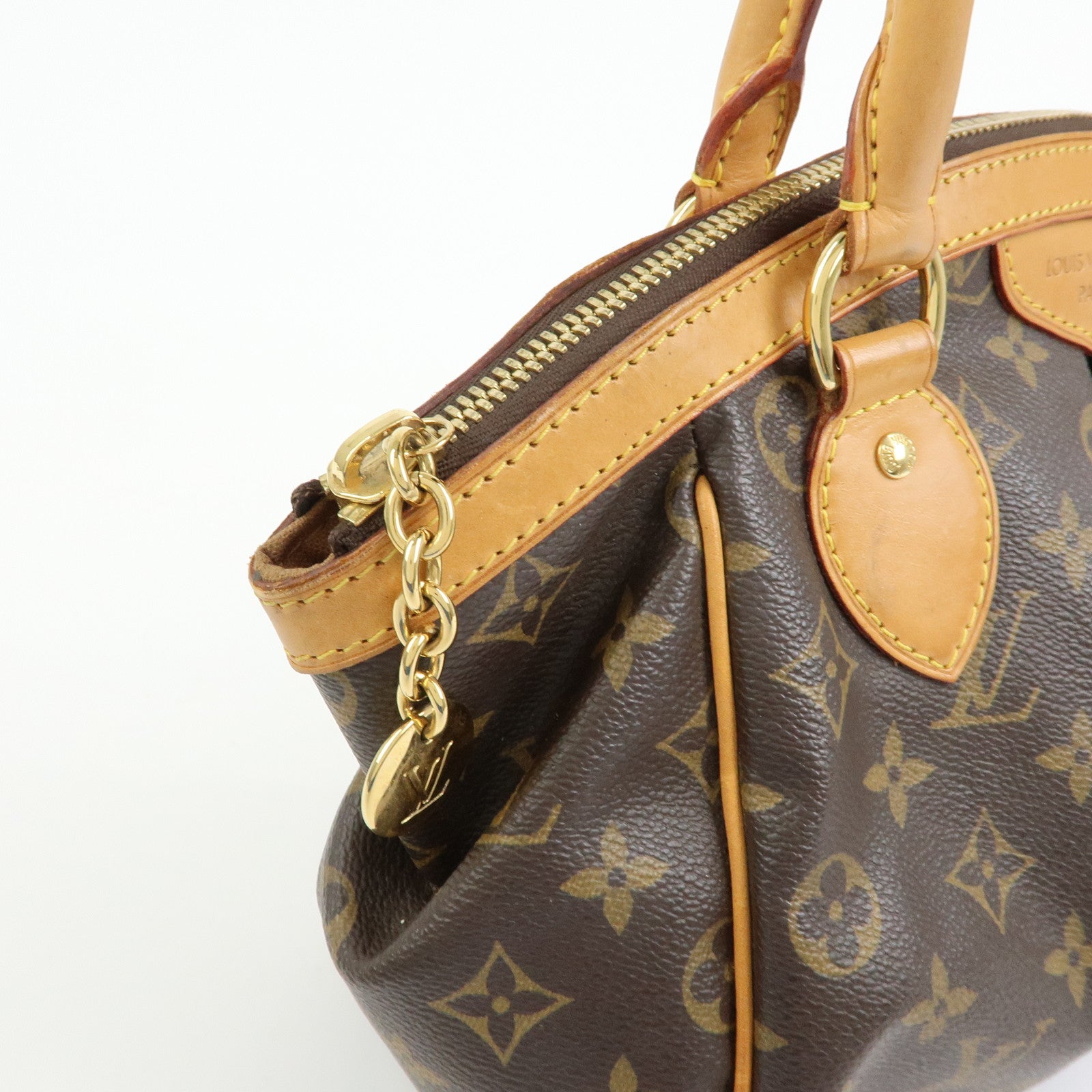 Louis Vuitton Monogram Tivoli PM Hand Bag Shoulder Bag Brown M40143