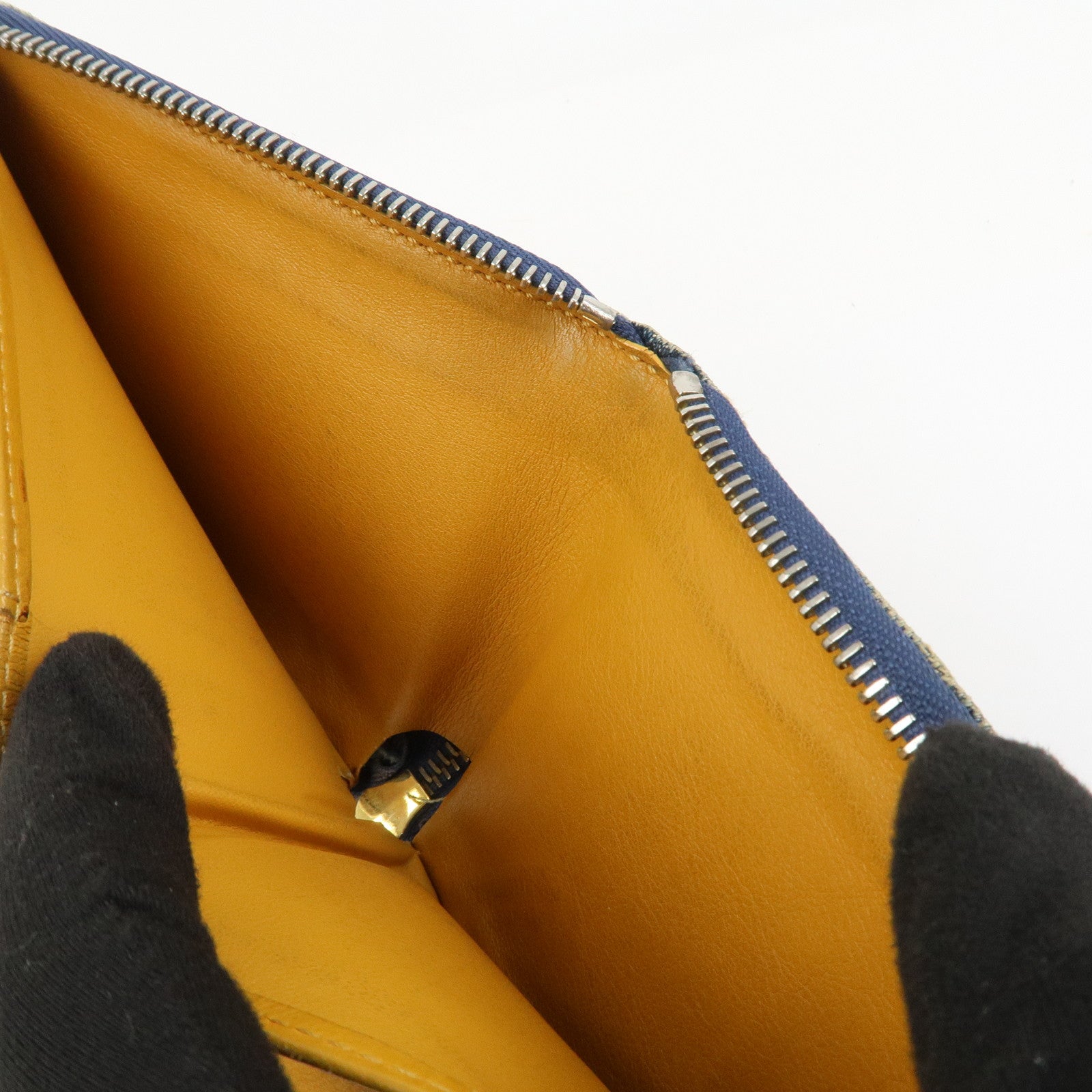 Louis Vuitton Monogram Denim Mini Zippy Wallet Blue M95342