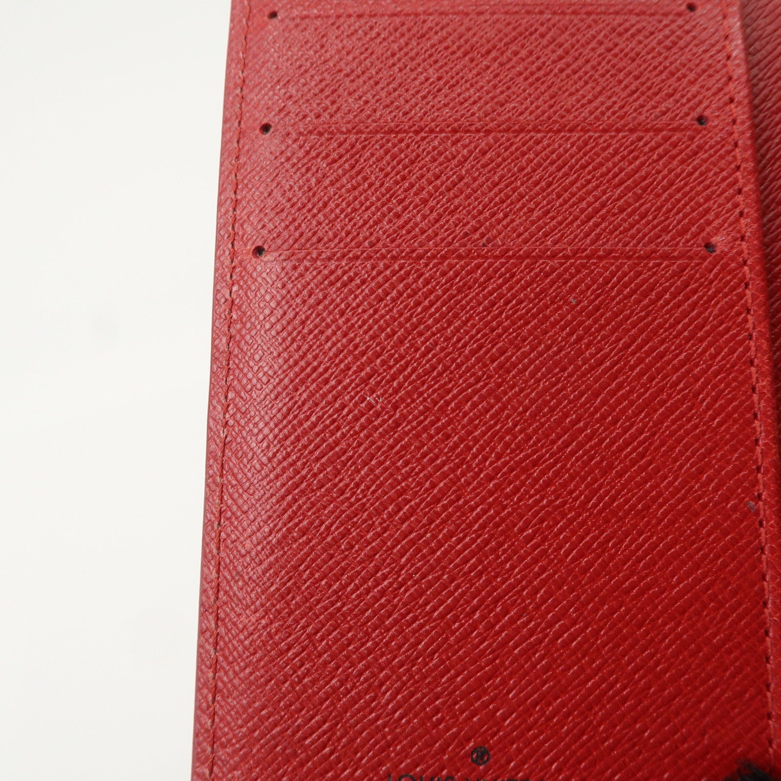 Louis Vuitton Epi Set of 2 Agenda Cover Castilian Red R20059 R20057 Used