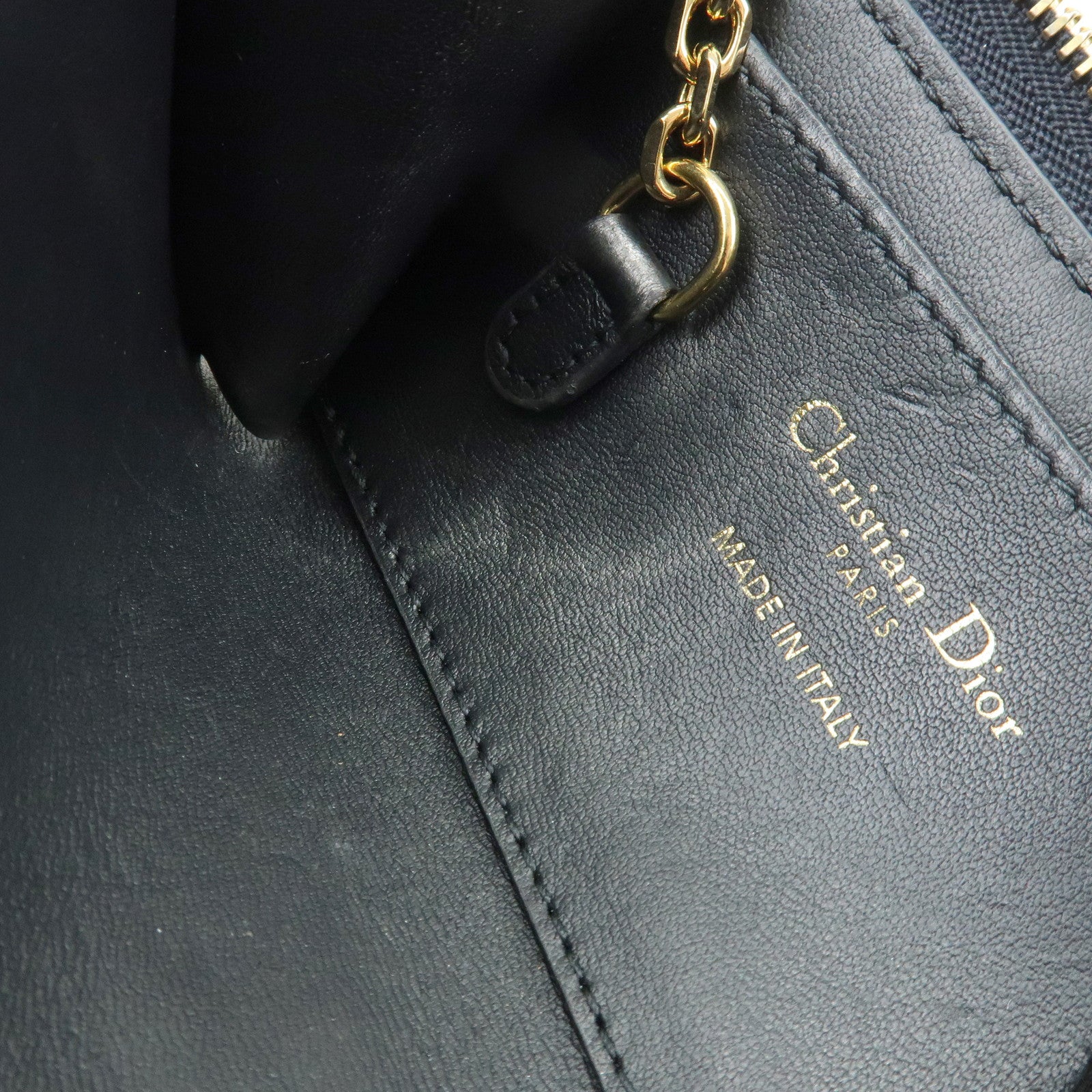 Christian Dior Oblique 30 Montaigne Jacquard Canvas Coin Case Navy