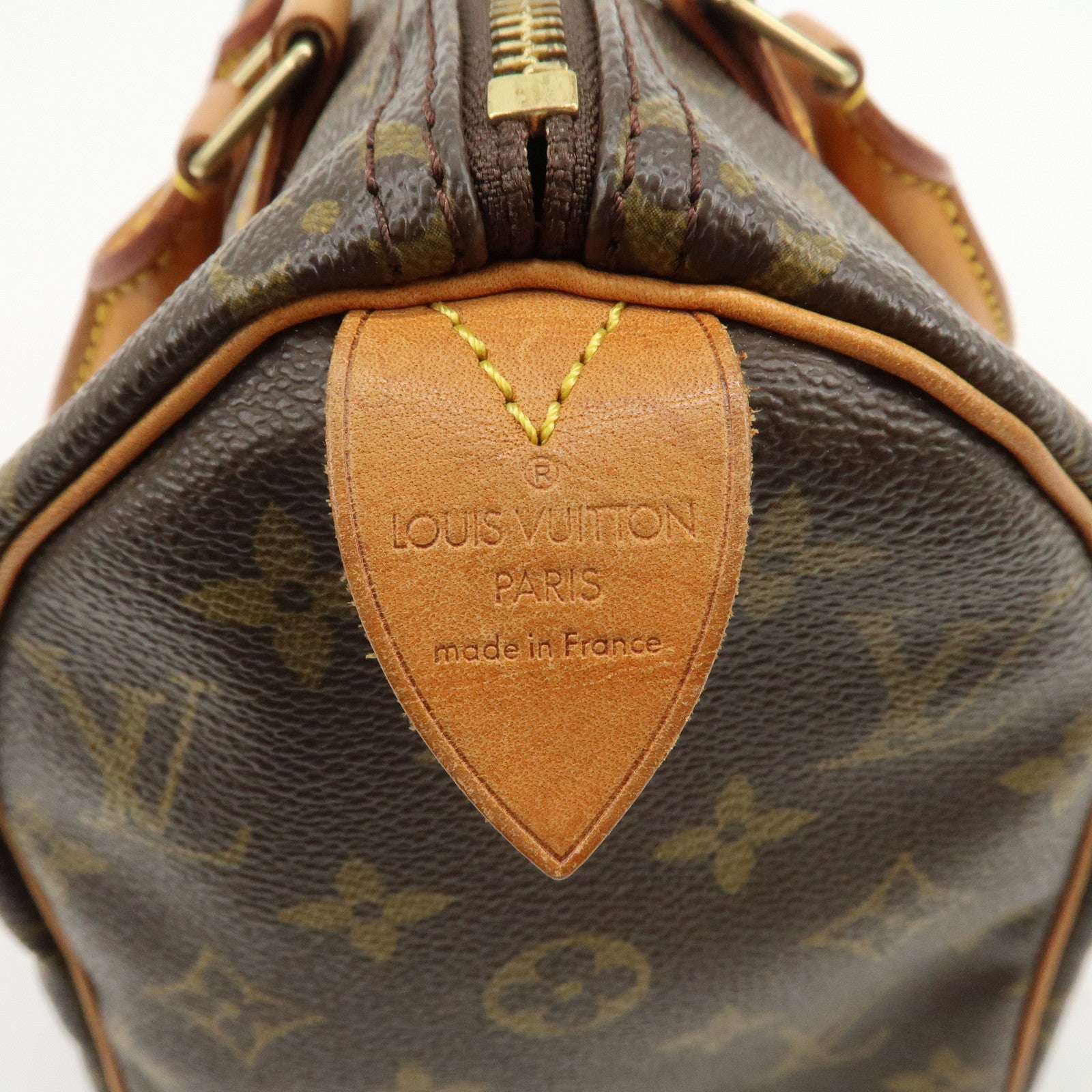 Louis Vuitton Monogram Speedy 25 Boston Bag Hand Bag Brown M41528