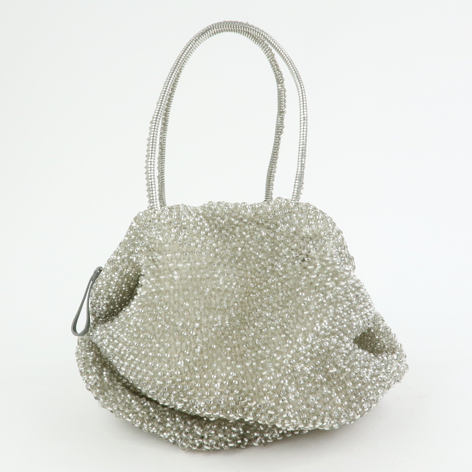 ANTEPRIMA PVC Wire Bag Hand Bag Shoulder Bag Mini Bag Charm Silver