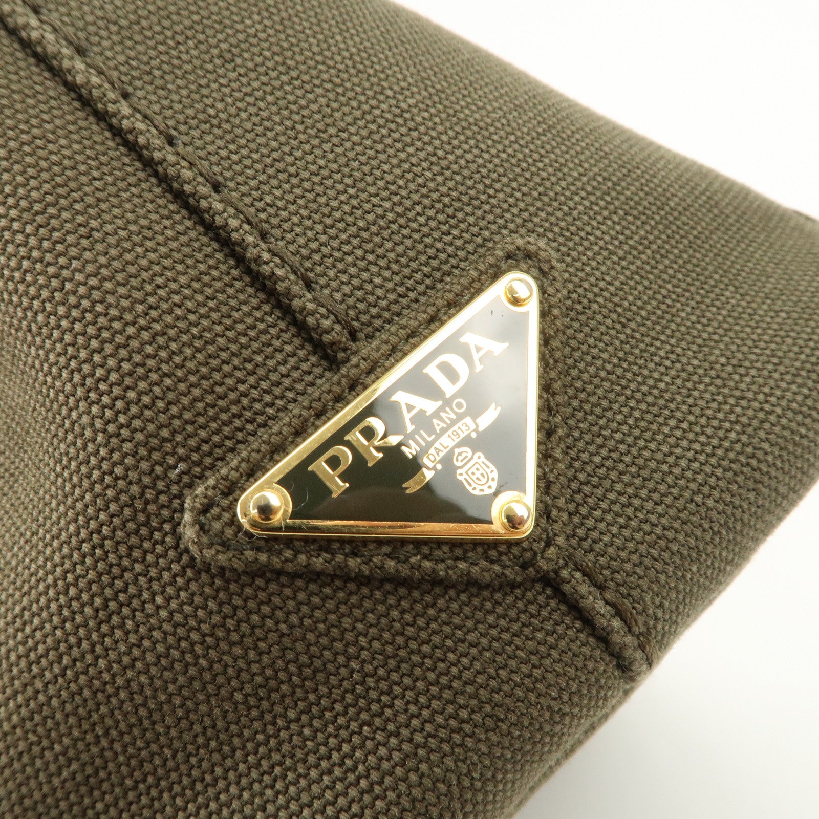 PRADA Canapa Mini Canvas 2WAY Bag Hand Bag Shoulder Bag BN2439G