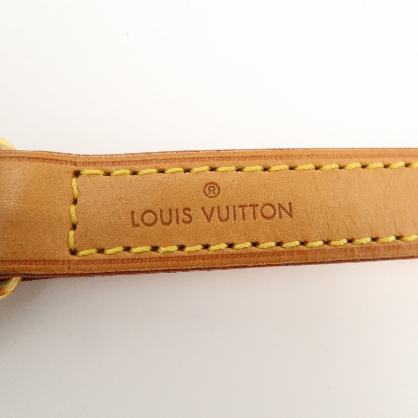 Louis Vuitton Nume Leather Shoulder Strap 100cm 1.6cm Natural