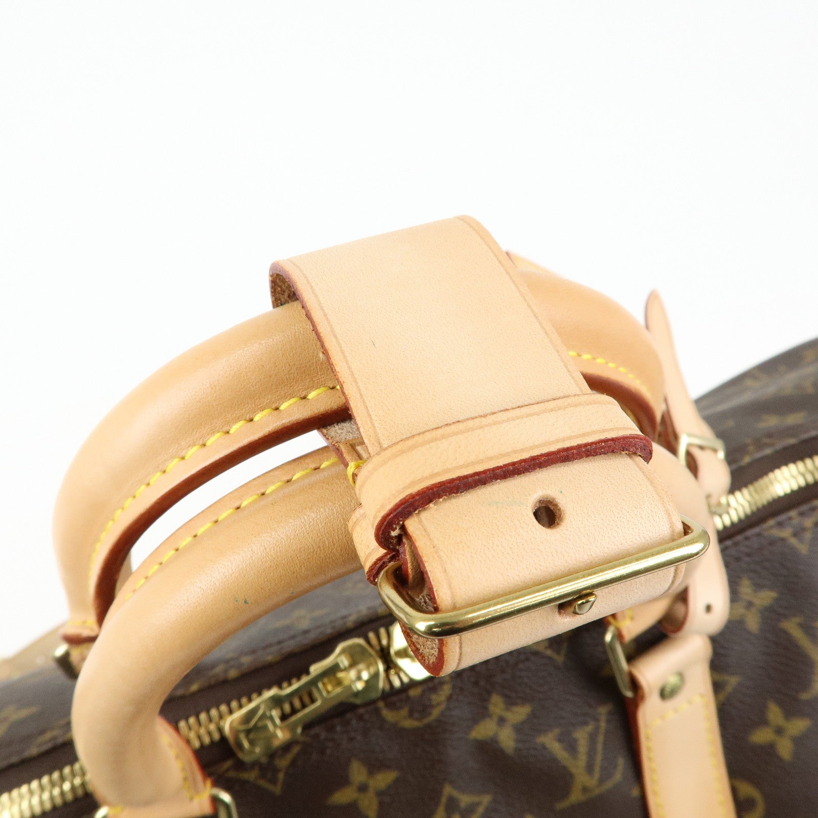 Louis Vuitton Monogram Keep All Bandouliere 50 Boston Bag M41416