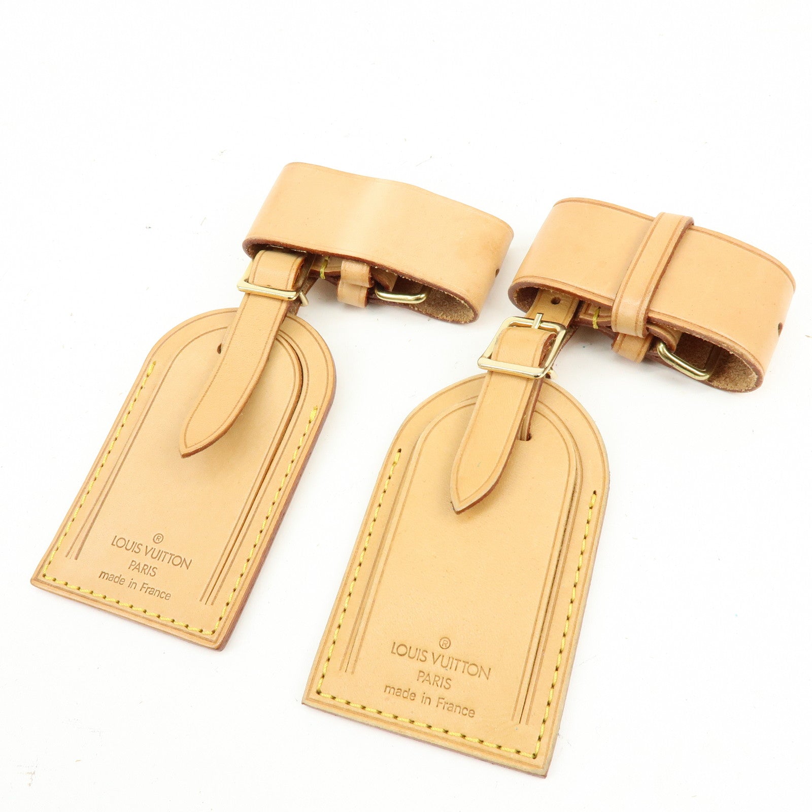 Louis Vuitton Set of 9 Leather Name Tag & Poignet