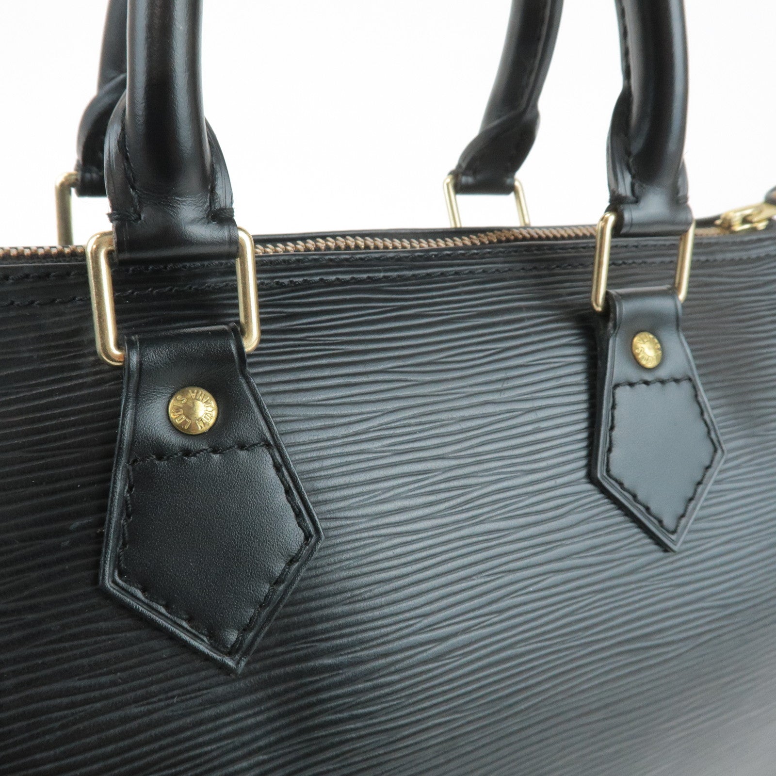 Louis Vuitton Epi Speedy 25 Boston Bag Hand Bag Noir M43012 Used