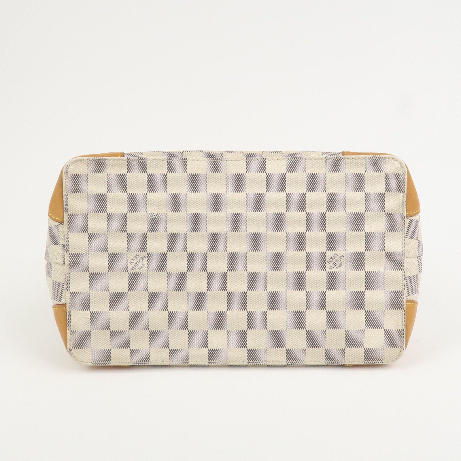 Louis Vuitton Damier Azur Hampstead PM Hand Bag Ivory N51207