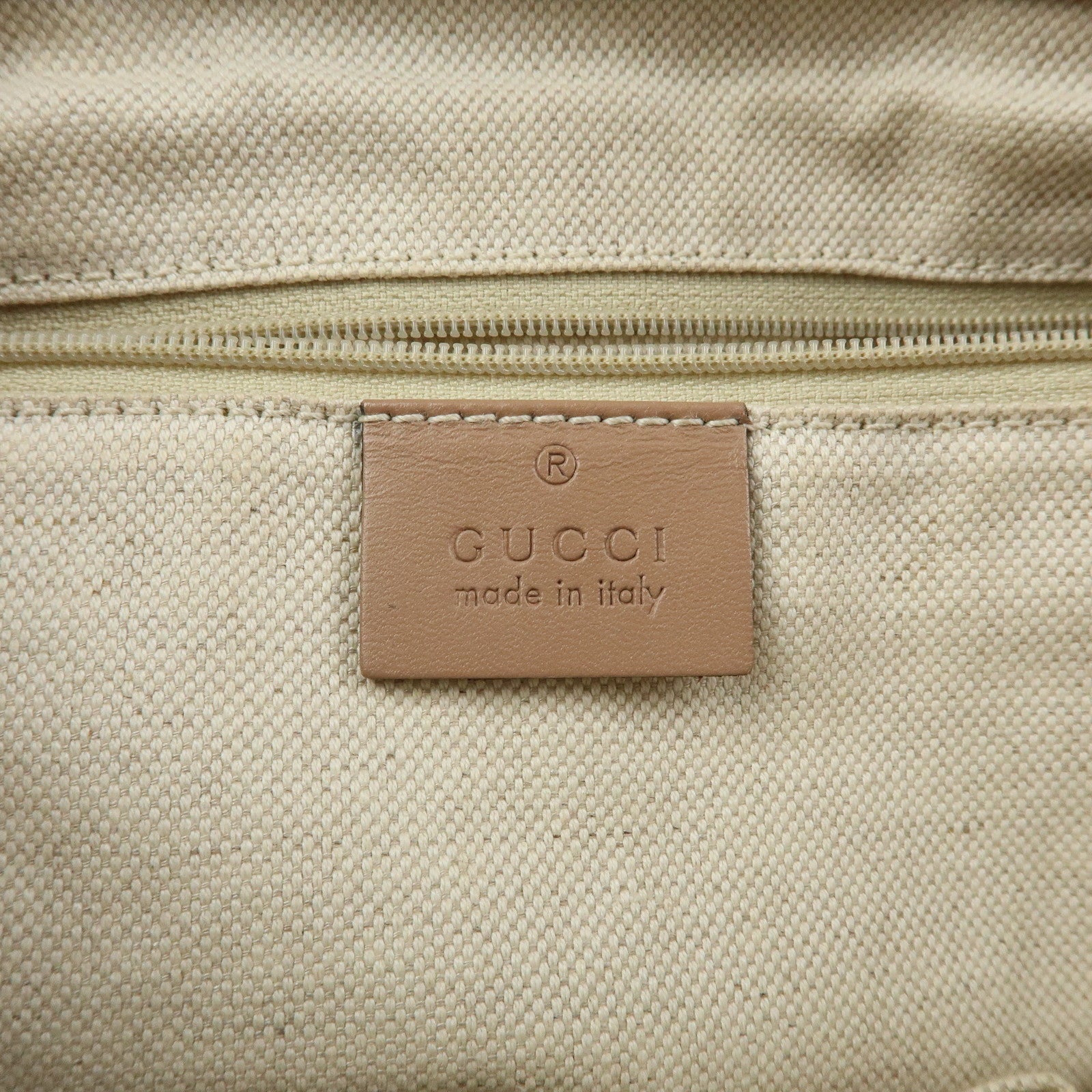 GUCCI Sukey Interlocking G Diamante 2Way Shoulder Bag Beige 247902