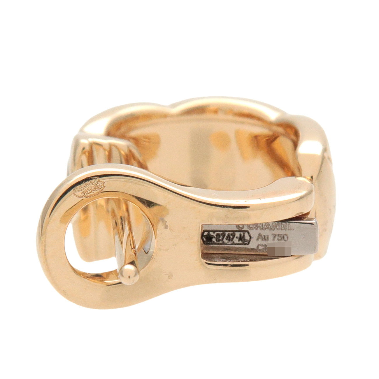 CHANEL COCO Crush Earrings K18 750YG Yellow Gold J11134