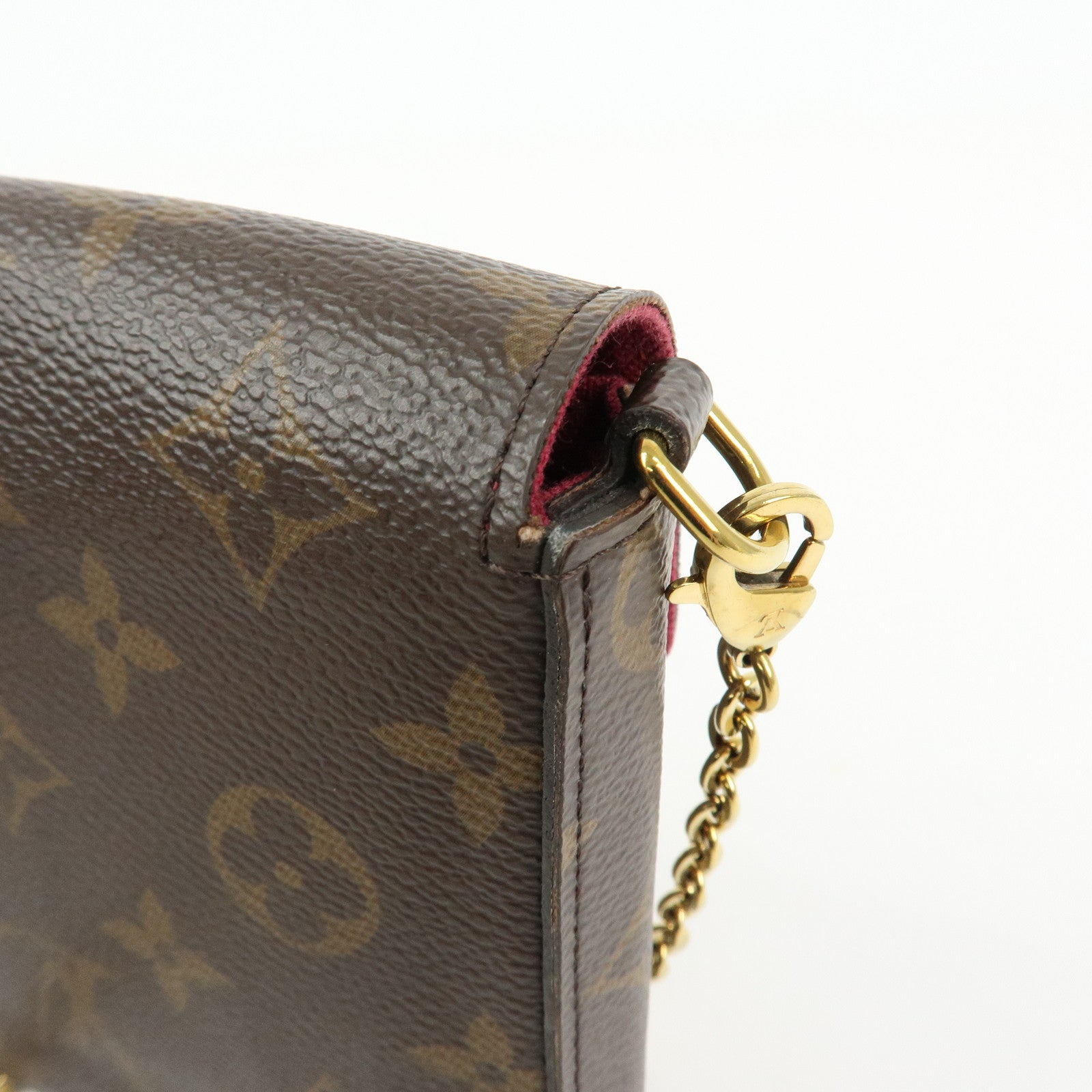 Louis Vuitton Monogram Pochette Felicie Shoulder Bag Brown M61276