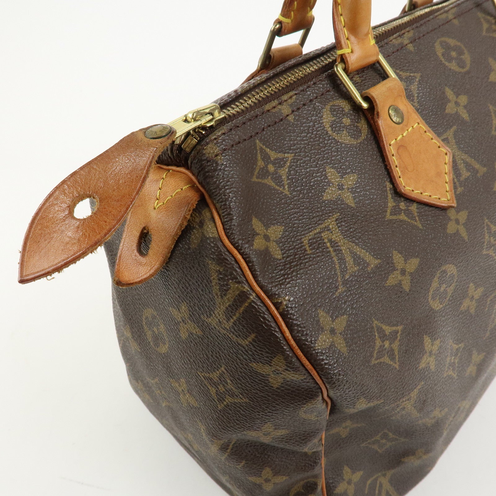 Louis Vuitton Monogram Speedy 30 Boston Bag Hand Bag Brown M41526