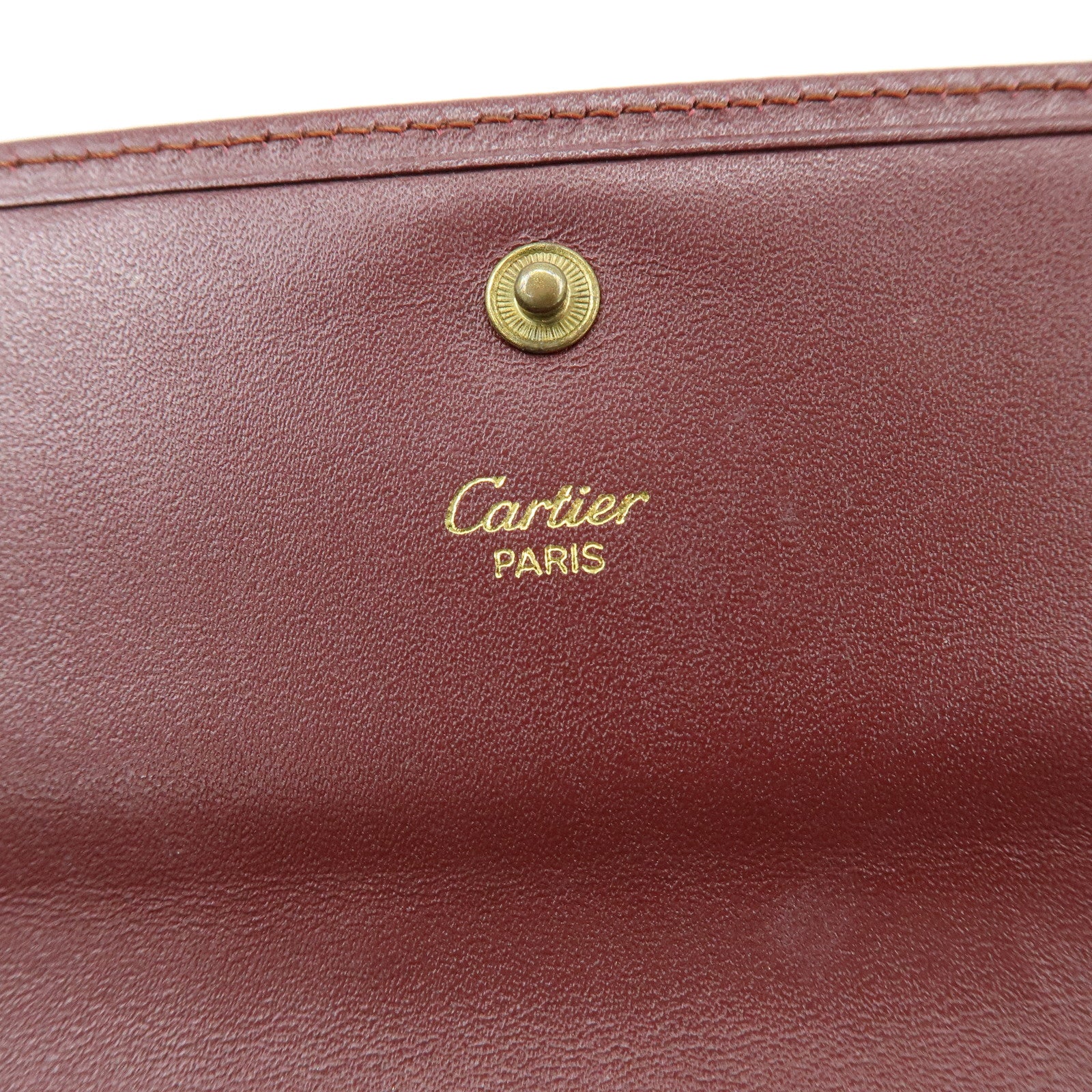 Cartier Must de Cartier Set of 3 Calf Skin Wallet 4 Ring Key Case