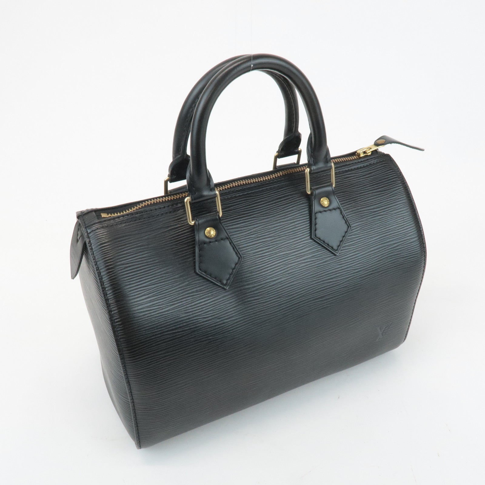 Louis Vuitton Epi Speedy 25 Boston Bag Hand Bag Noir M43012 Used