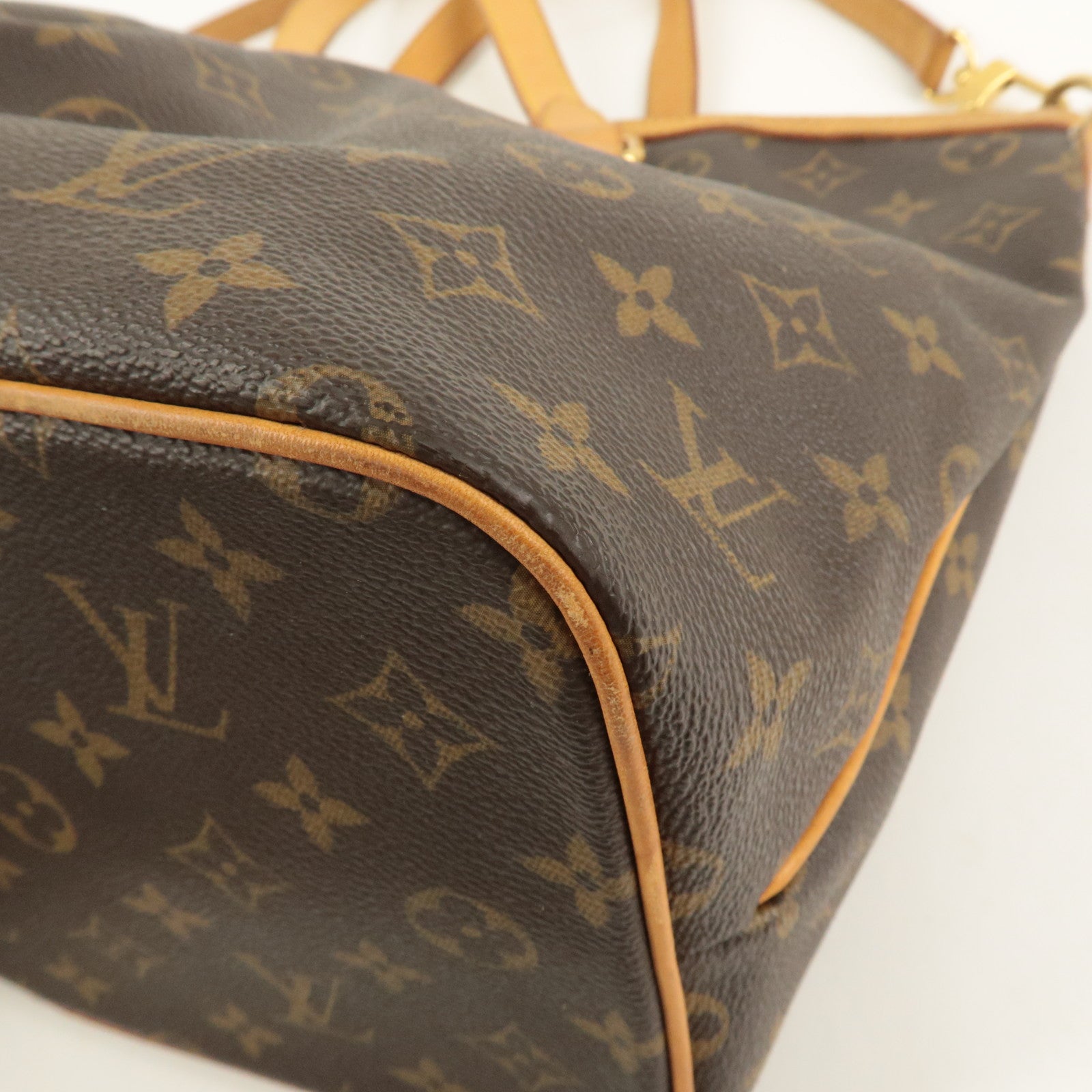 Louis Vuitton Monogram Palermo PM 2Way Hand Bag Brown M40145