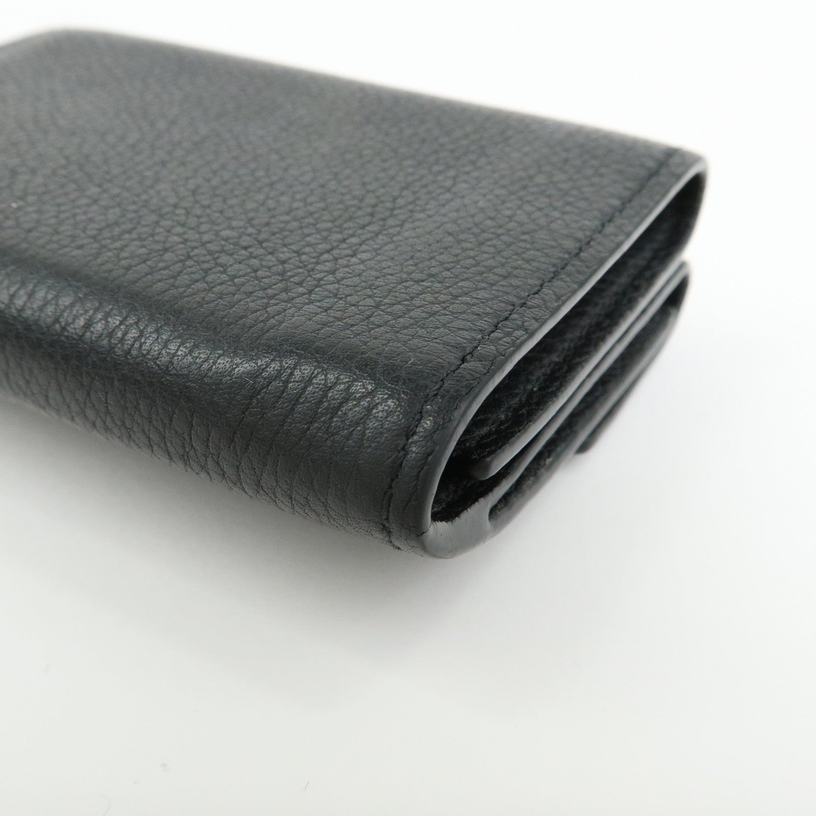 Louis Vuitton Portefeuille Lock Mini Compact Wallet Noir M63921