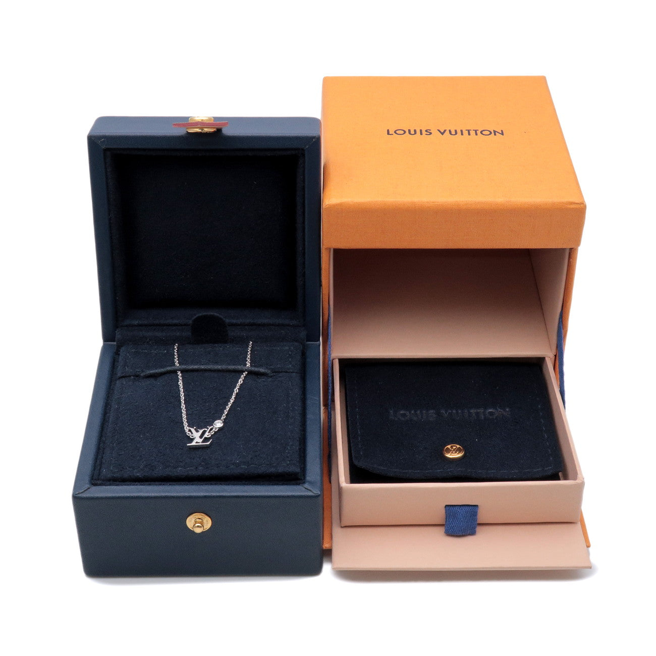 Louis Vuitton Pandantiff Idylle Blossom 1P Diamond Necklace Q93653