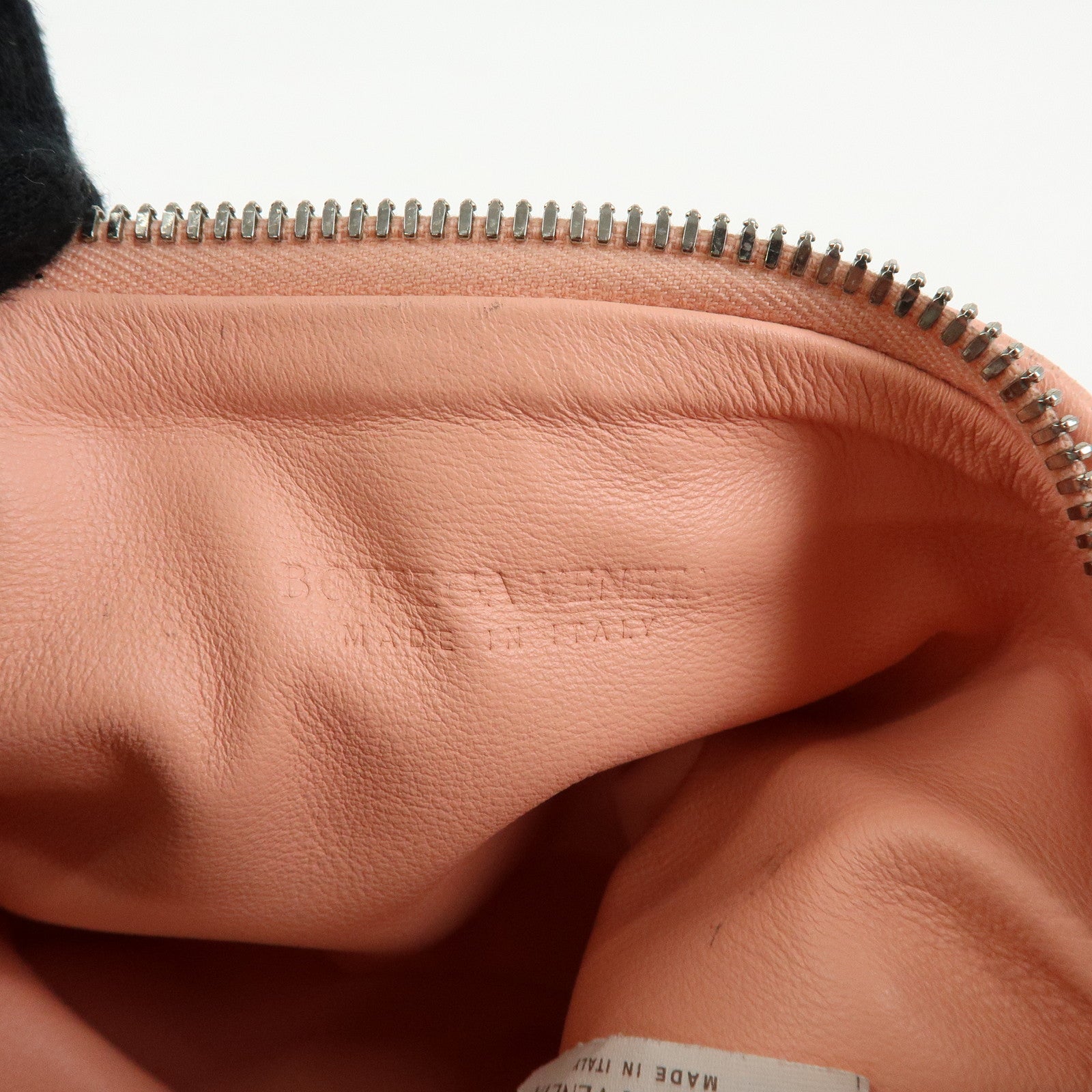 BOTTEGA VENETA Mini Jodie Intrecciato Leather Hand Bag Pink