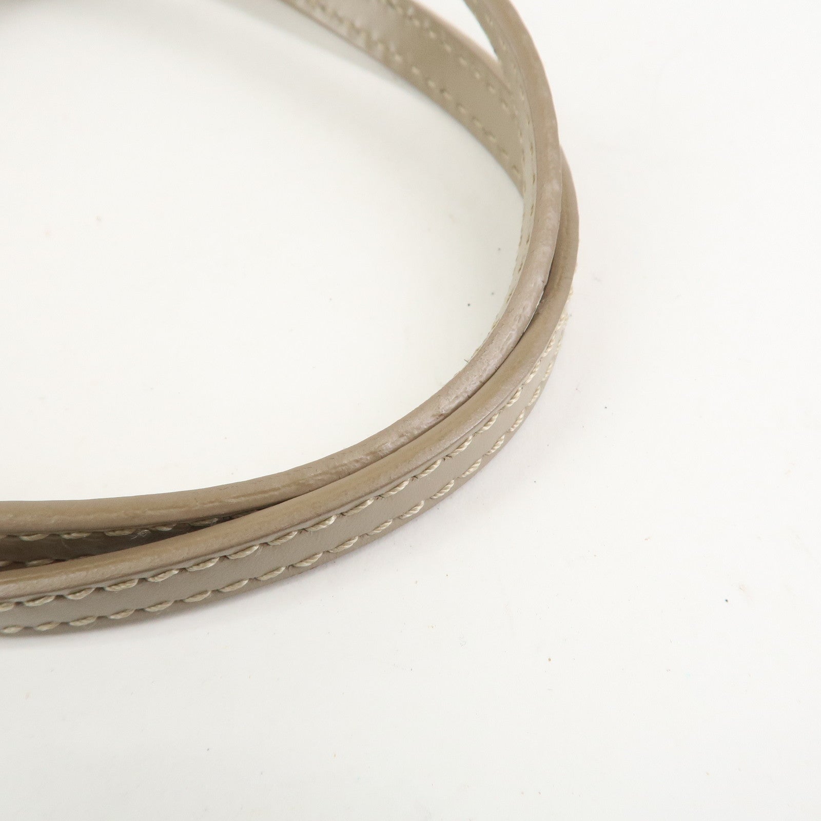 FENDI Zucchino Canvas Leather Tote Bag Hand Bag Beige 8BH072