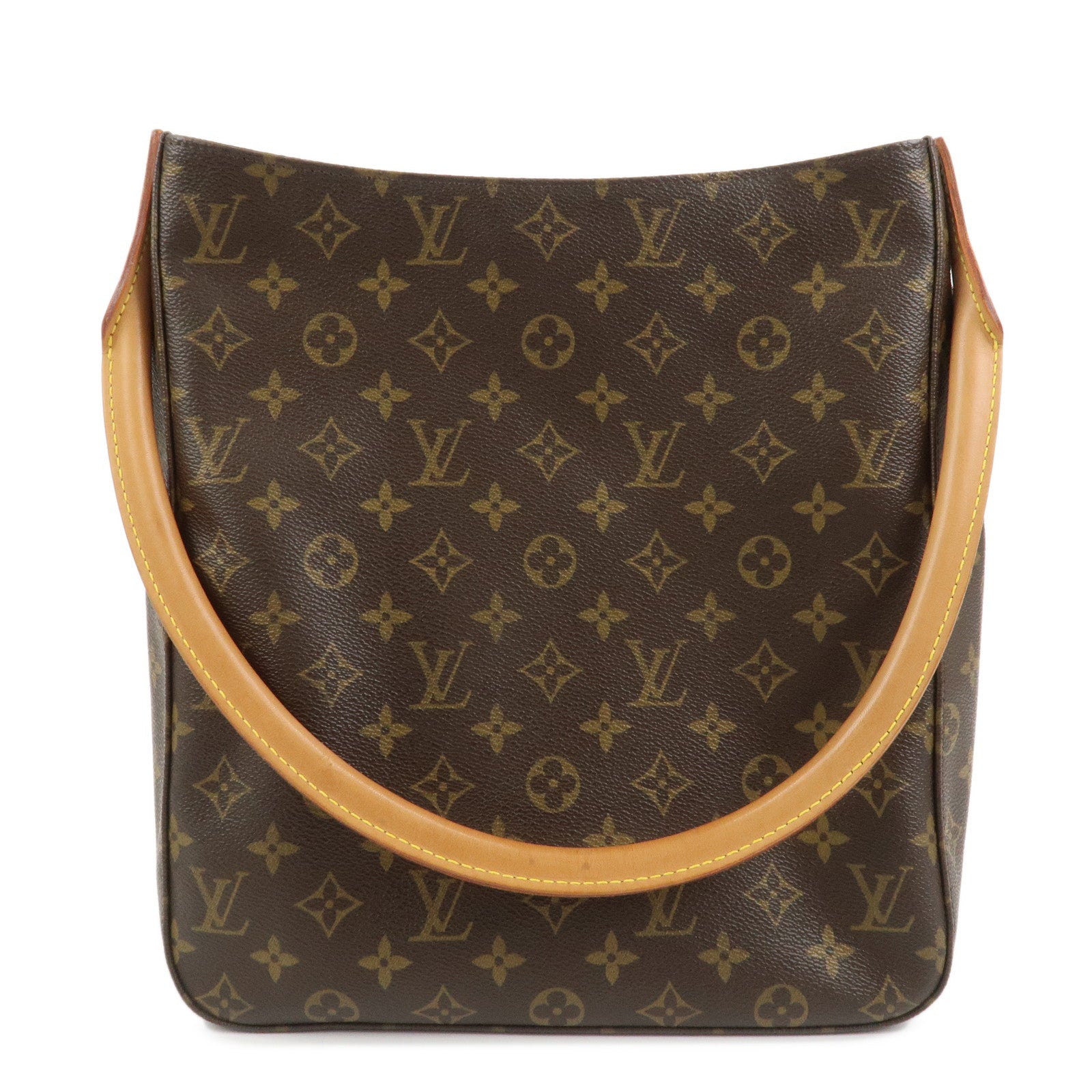 Louis Vuitton Monogram Looping GM Shoulder Bag Brown M51145