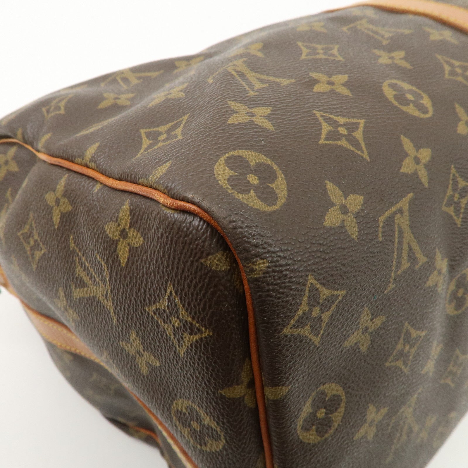 Louis Vuitton Monogram Keep All 50 Boston Bag Brown M41416 Used