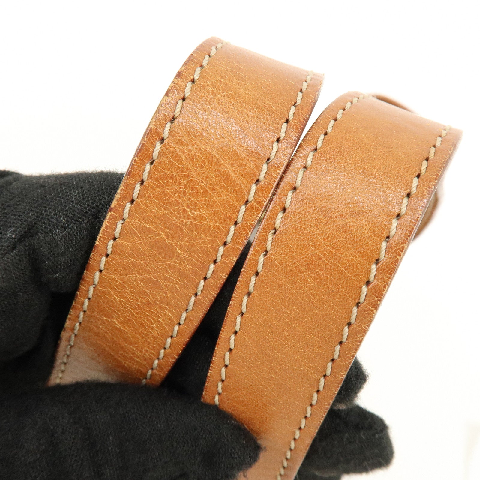 CELINE Macadam PVC Leather Tote Bag Shoulder Bag Brown